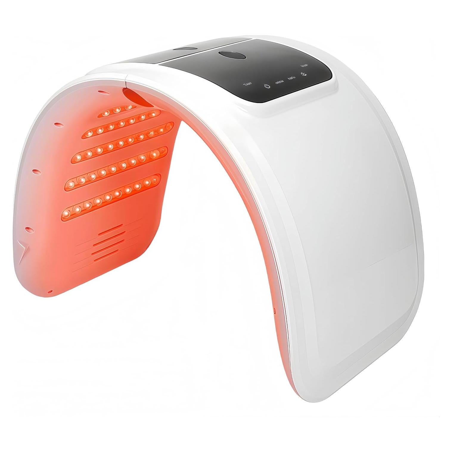 Máscara LED de Terapia de Luz Roja YOARDAH Semicírculo 7 Colores