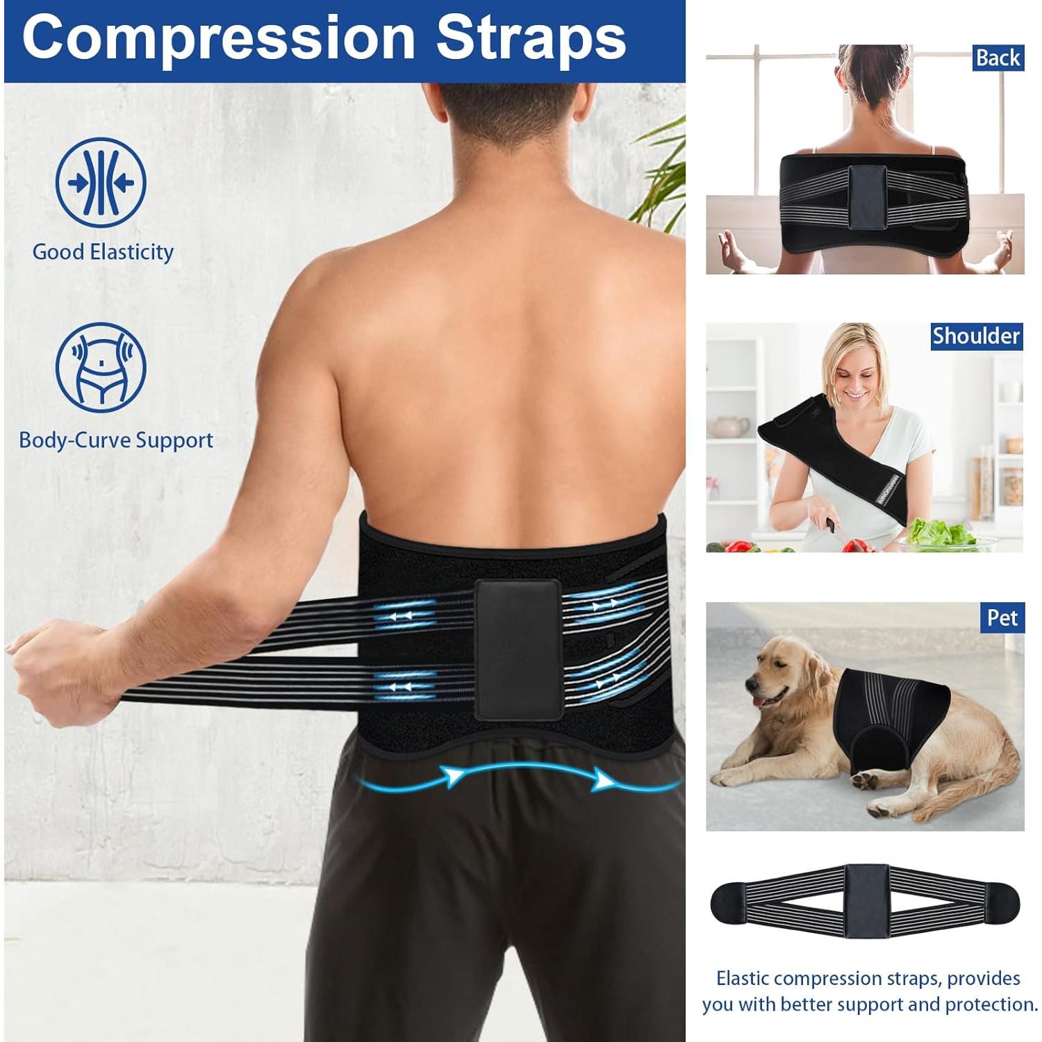 Cinturón Terapia Luz Roja KingPavonini 3 en 1 126x24cm