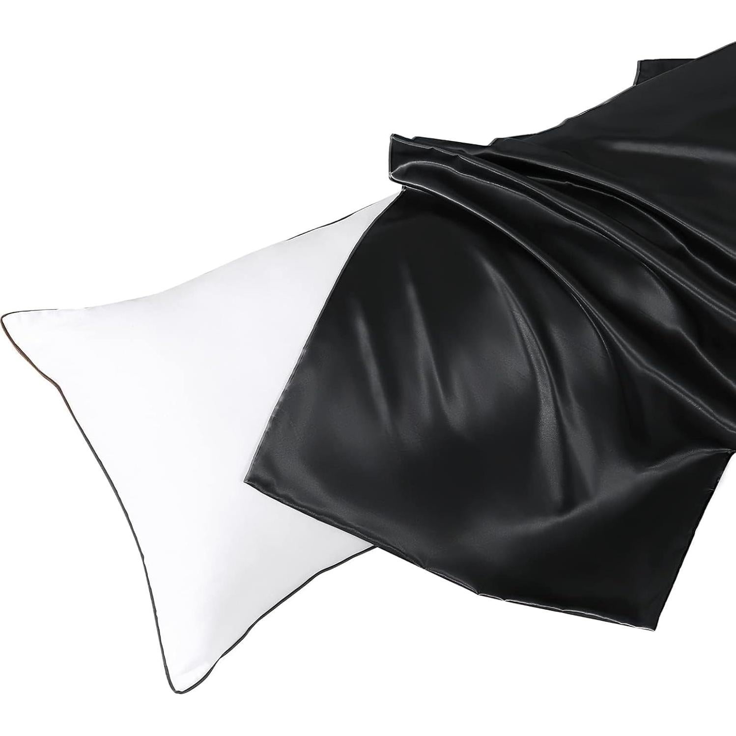 Almohada Corporal HUXMEYSON con Funda de Satén Refrigerante 137x51cm