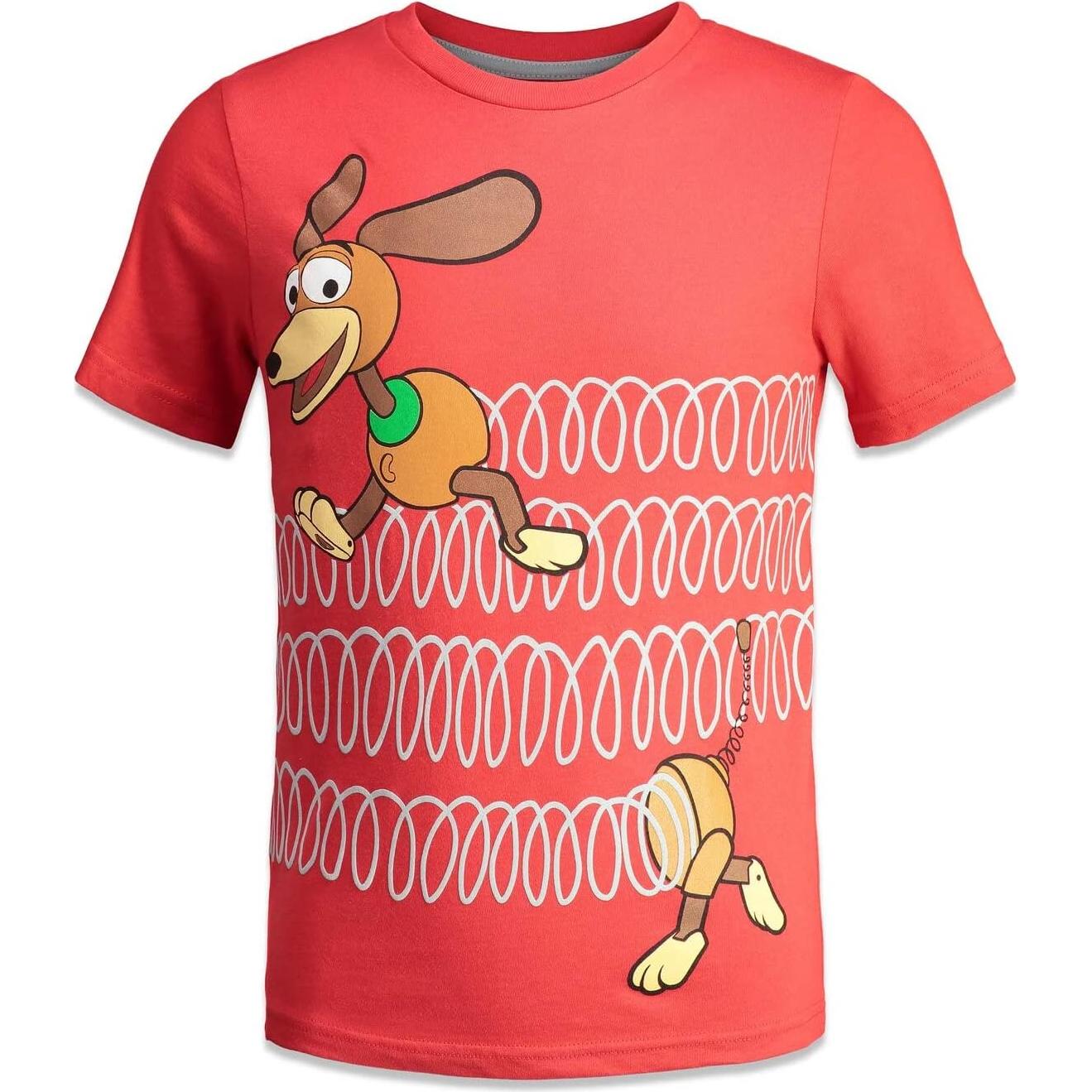 Paquete de 4 camisetas Disney niños Rex Slinky Dog Buzz Lightyear
