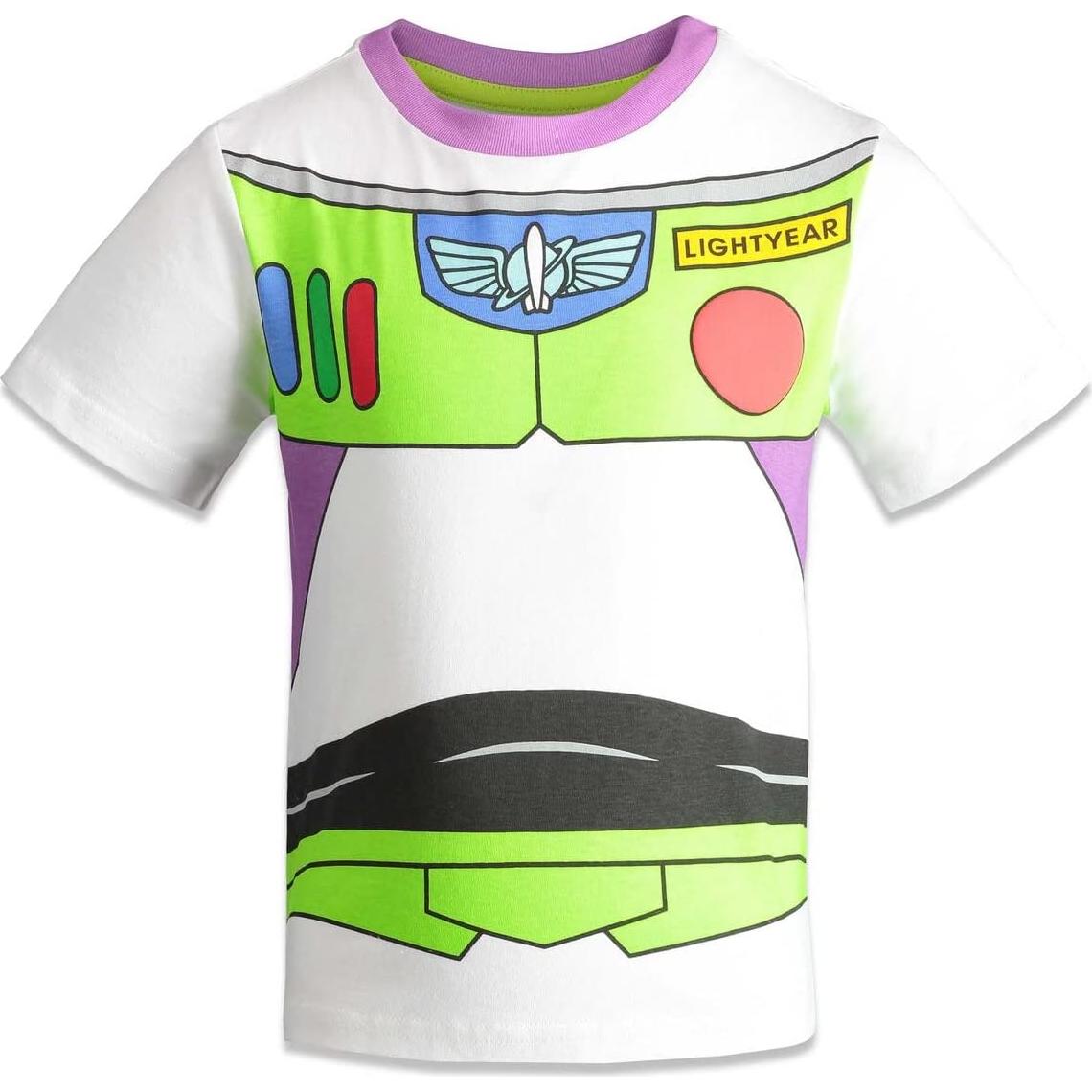 Paquete de 4 camisetas Disney niños Rex Slinky Dog Buzz Lightyear