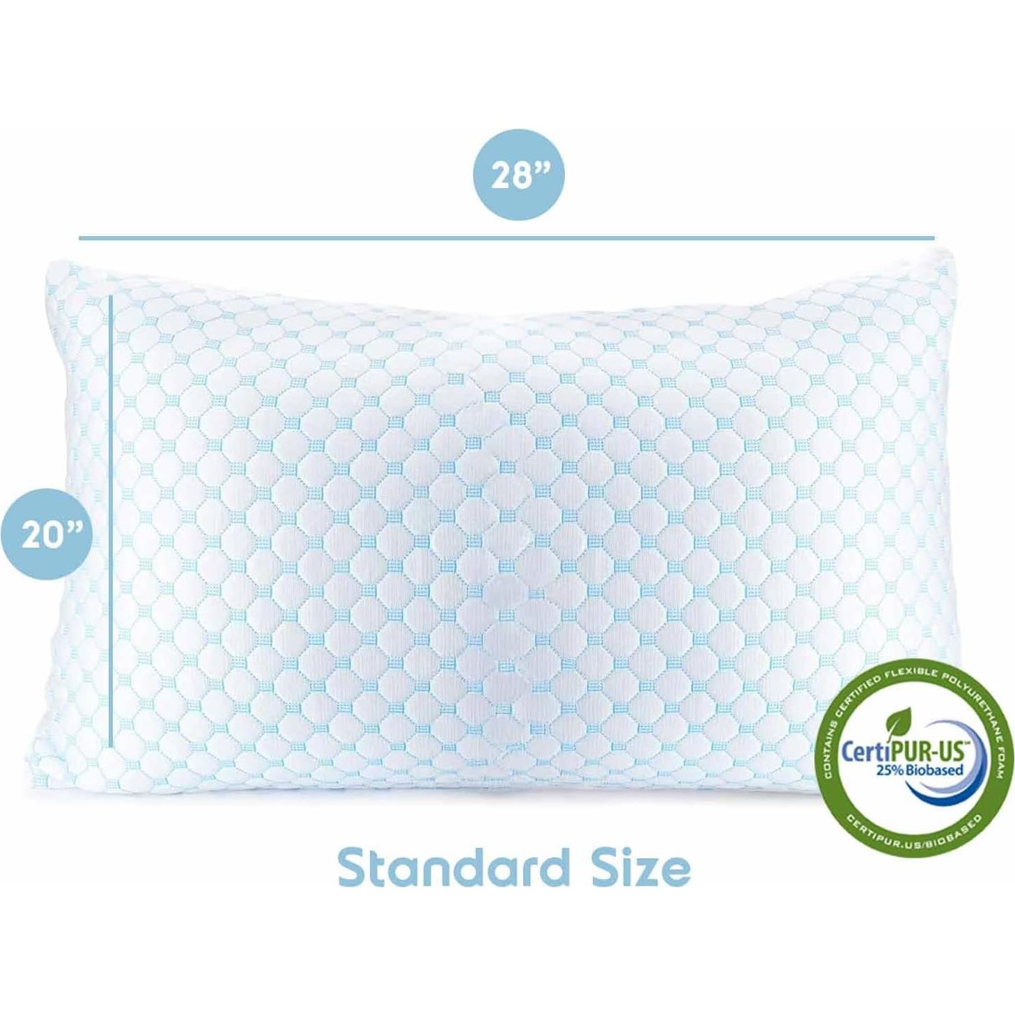 Almohada Refrigerante Nestl Estándar 50.8x71.1 cm Ajustable