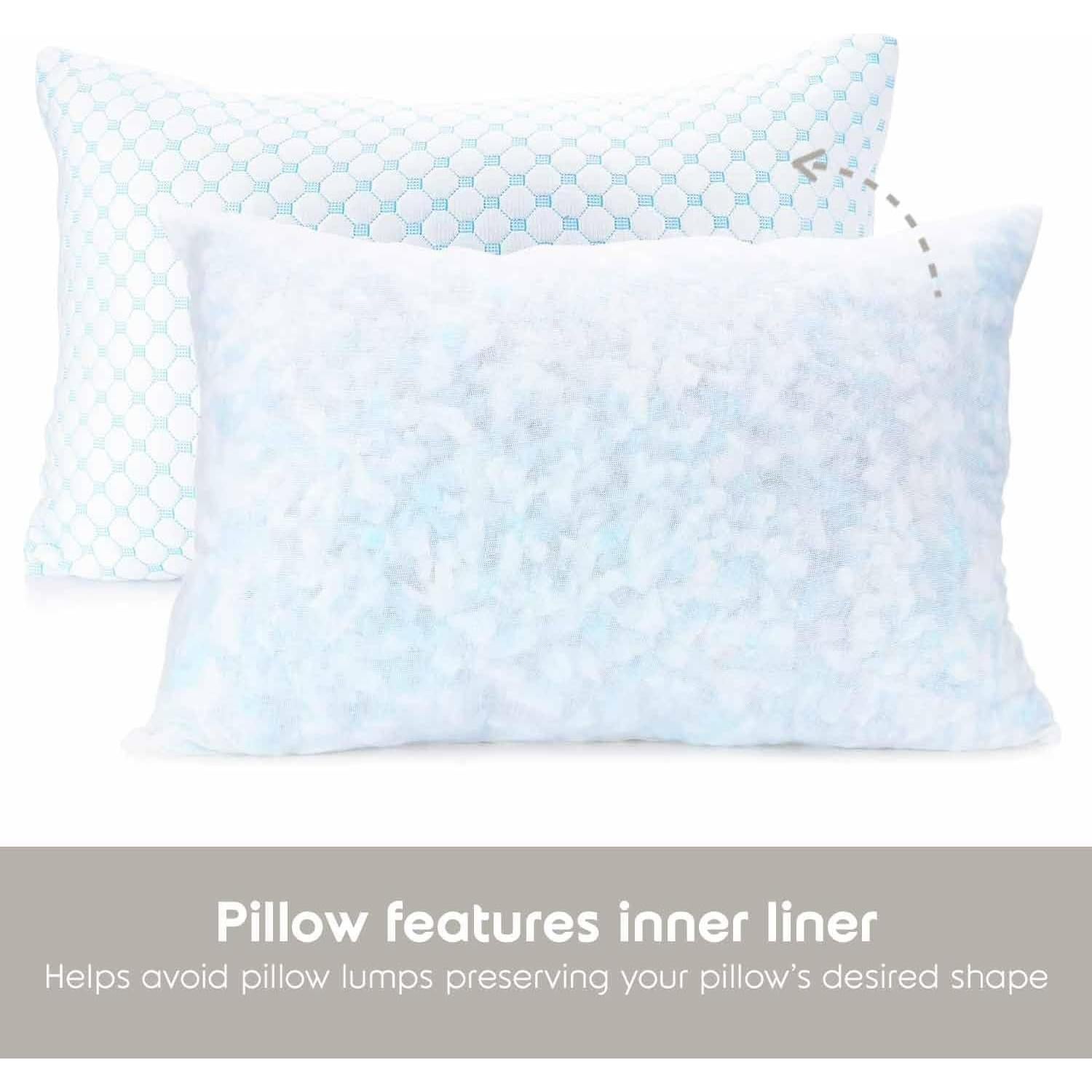 Almohada Refrigerante Nestl Estándar 50.8x71.1 cm Ajustable