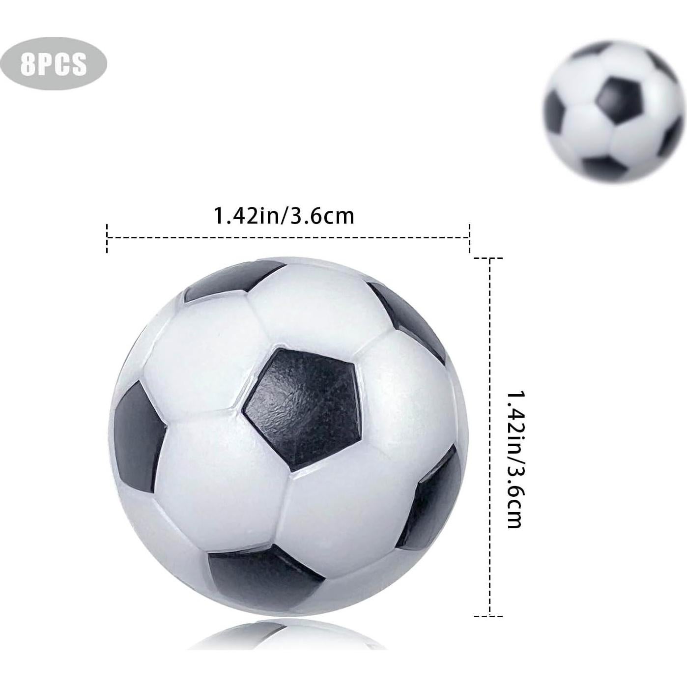 Tenalleys 8 Pelotas de Futbolín 36mm Accesorios Juego