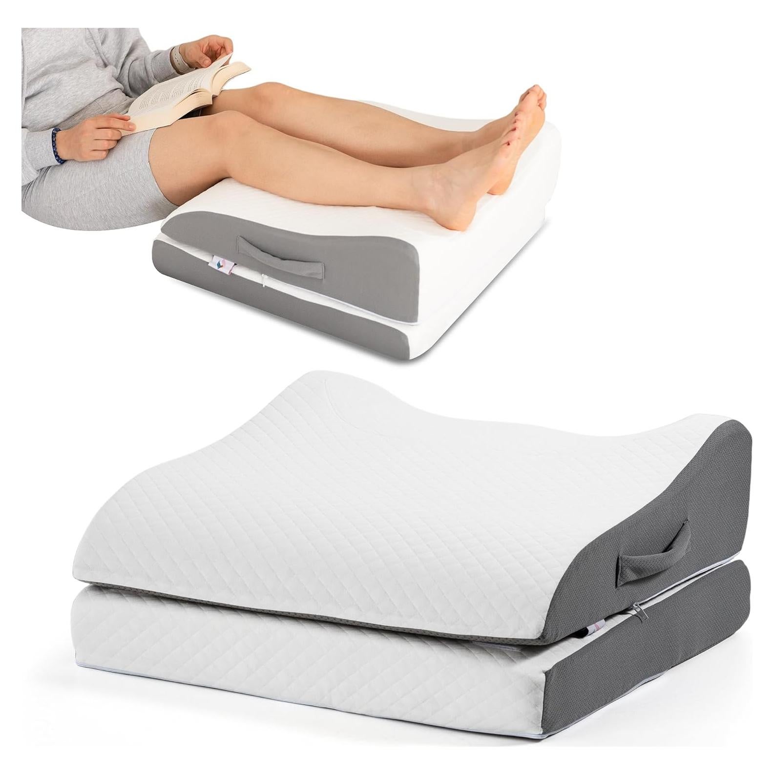 Almohada Elevadora de Piernas Zomaple LEP - Espuma Viscoelástica Ajustable