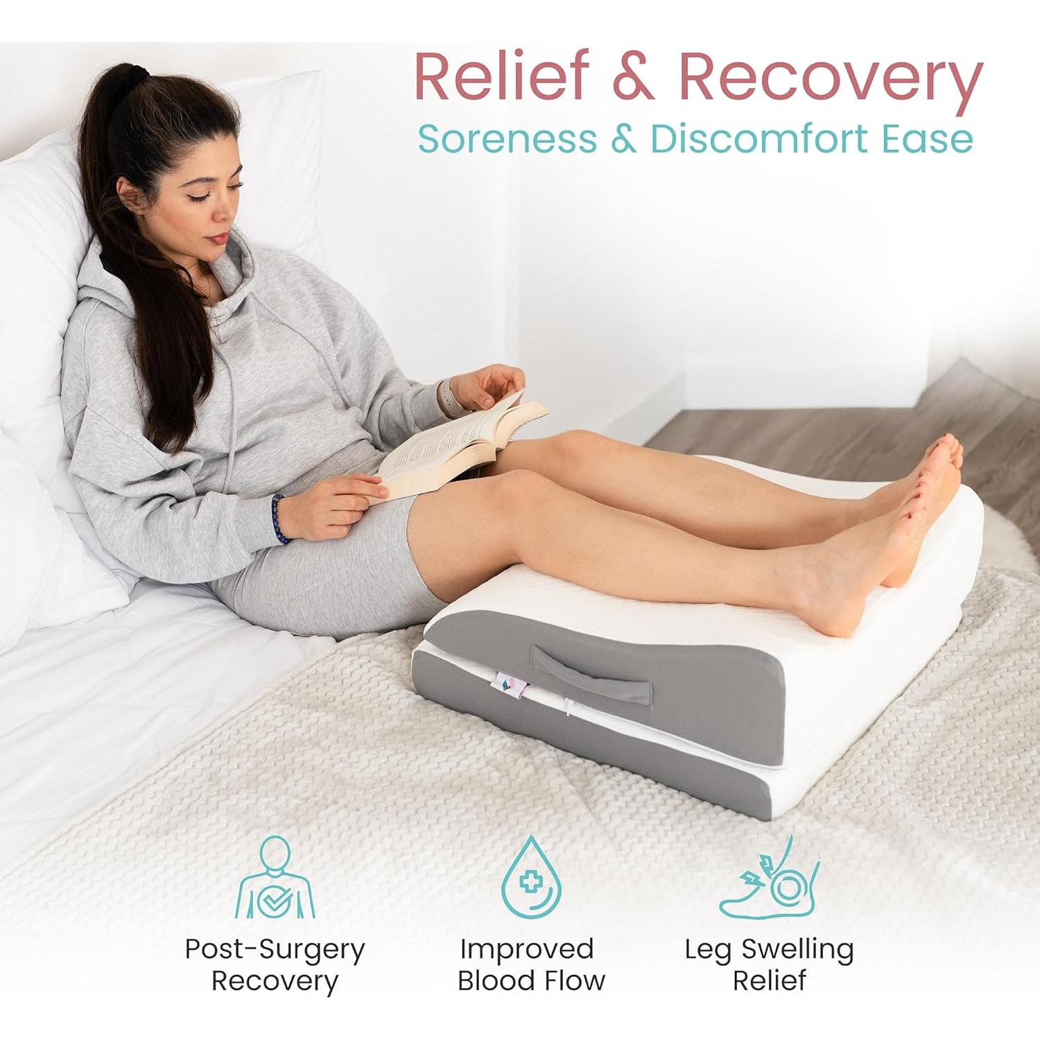 Almohada Elevadora de Piernas Zomaple LEP - Espuma Viscoelástica Ajustable