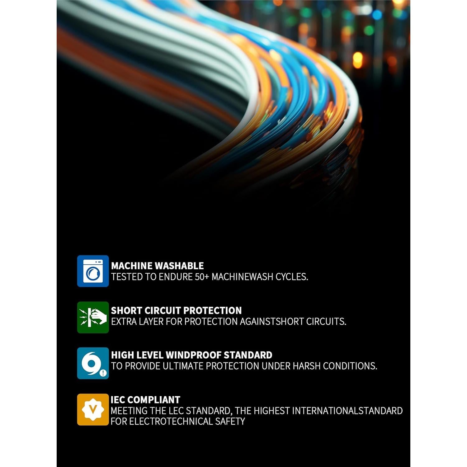 Chaqueta Calentada Eléctrica para Hombres 12V con Capucha Desmontable