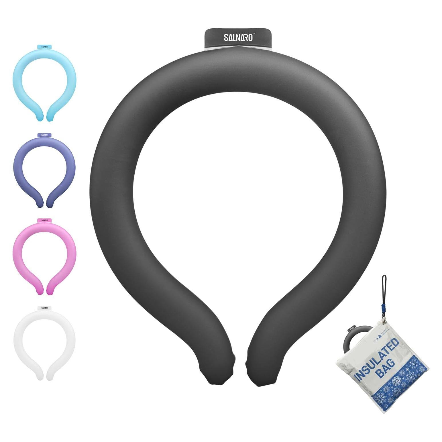 Tubo de Enfriamiento para Cuello SALNARO Negro Reutilizable