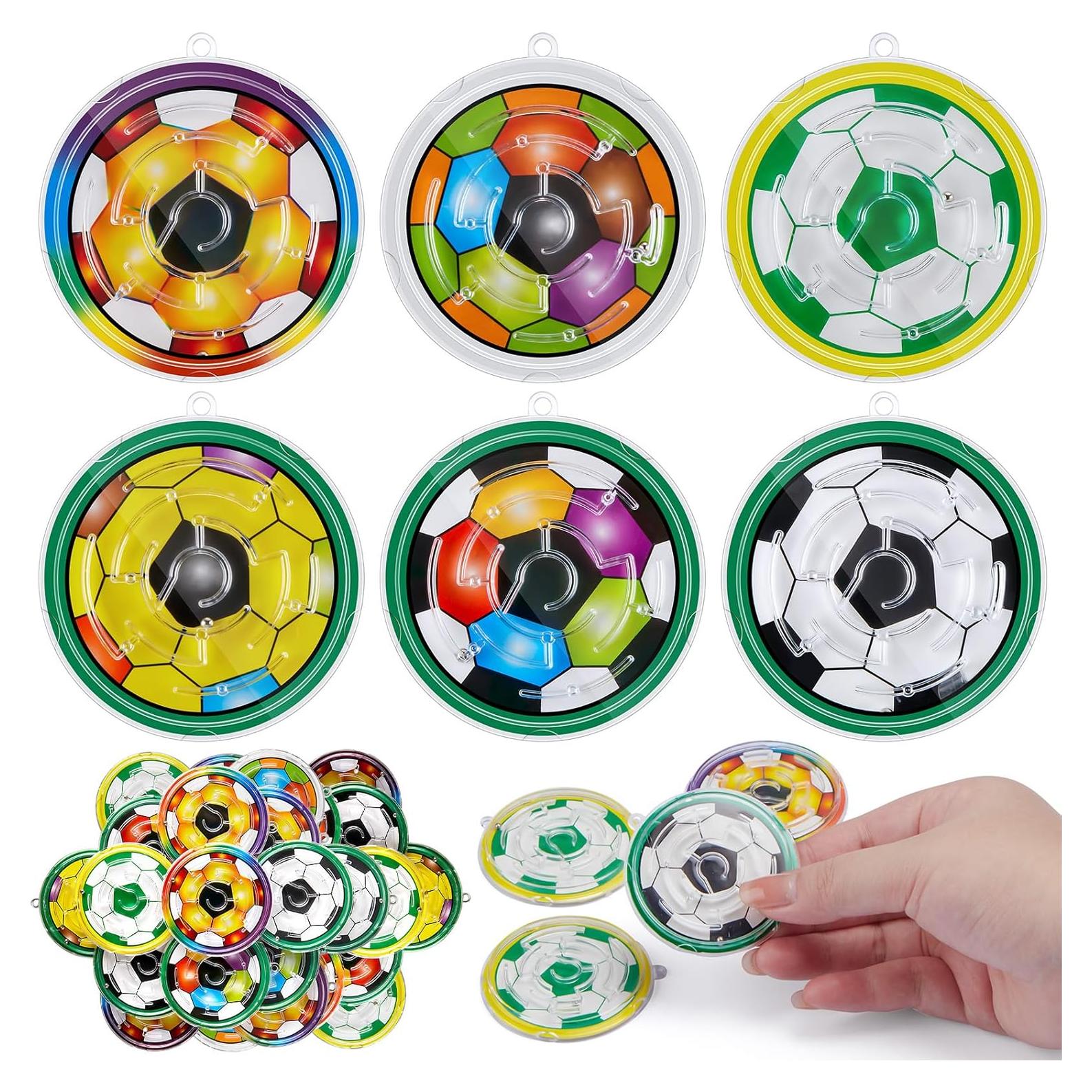 48 Piezas Mini Rompecabezas Laberinto Fútbol Gemscream