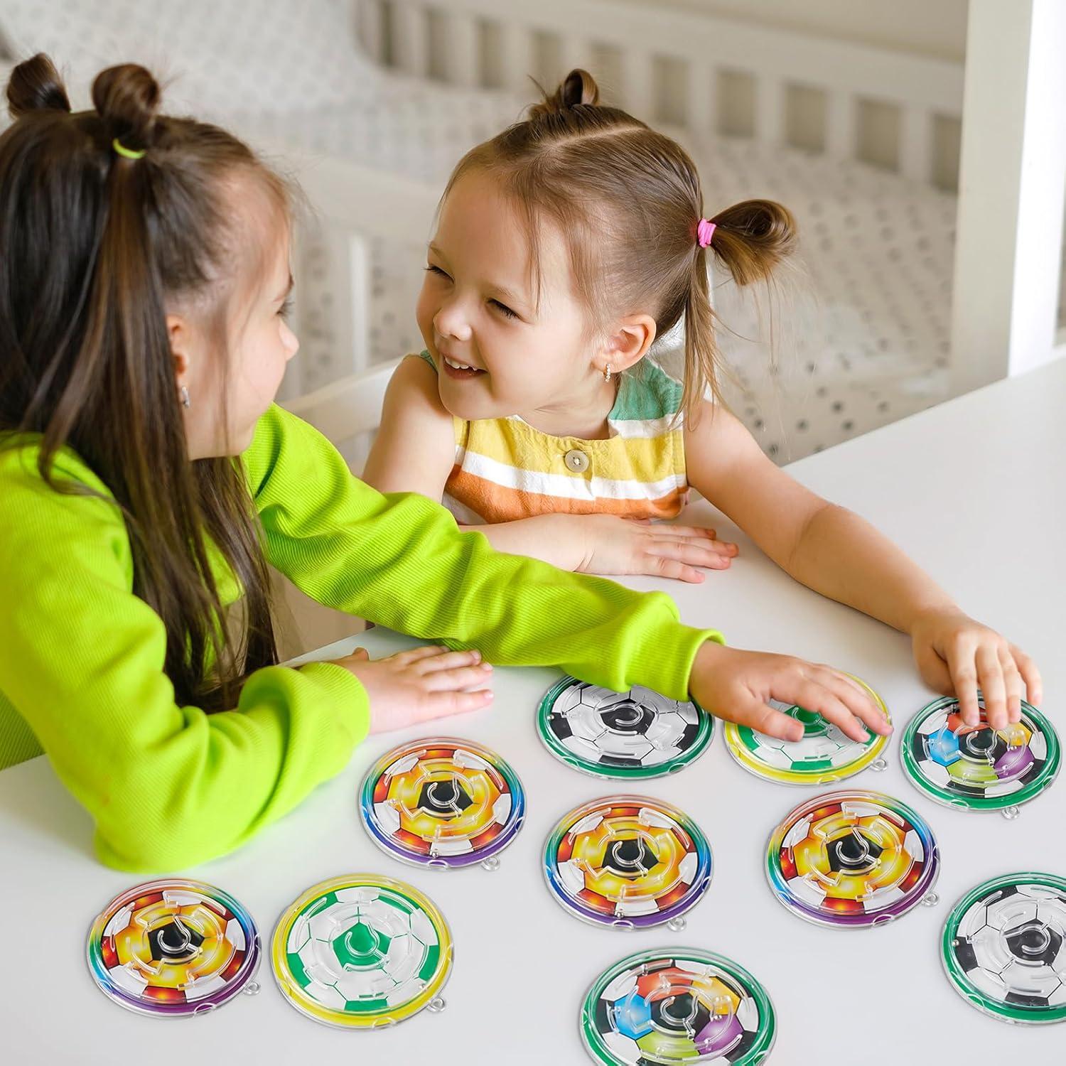 48 Piezas Mini Rompecabezas Laberinto Fútbol Gemscream