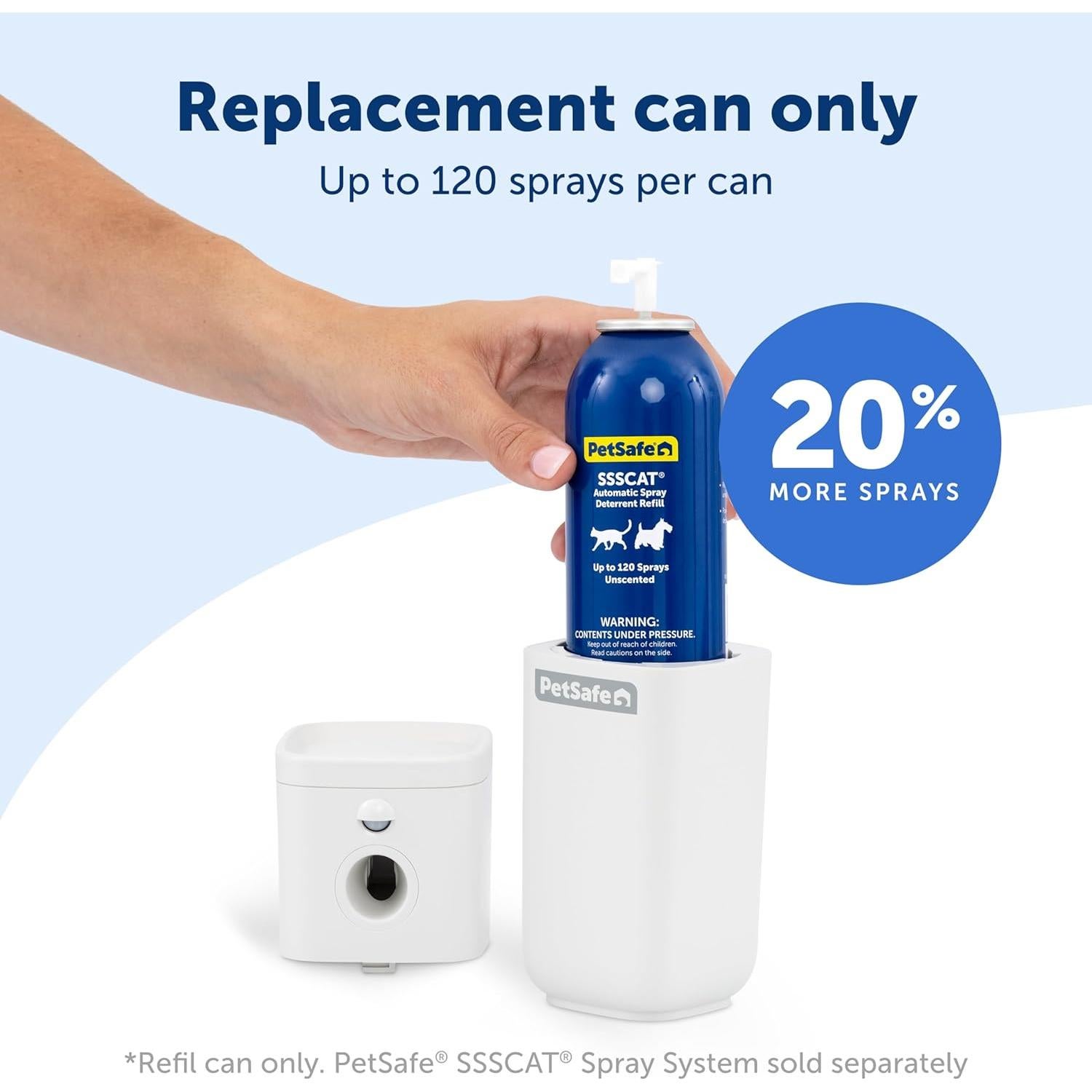 Recarga Lata SSSCAT PetSafe - Spray Deterrente para Mascotas