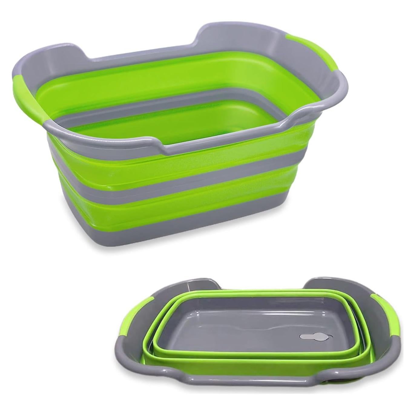 Bañera Plegable para Mascotas Goderewild 27L Verde