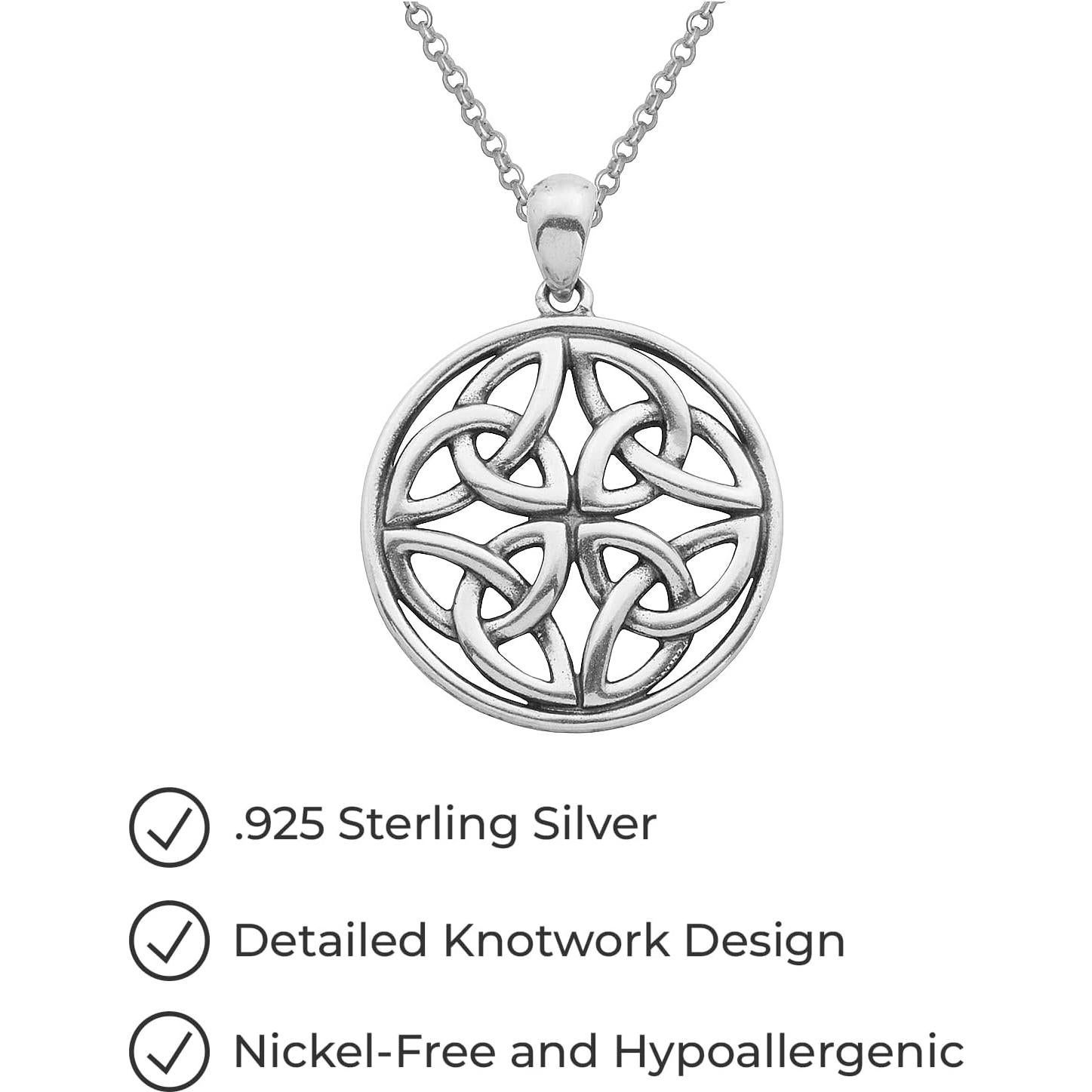 Collar Colgante Celta de Plata Esterlina Amazon Essentials