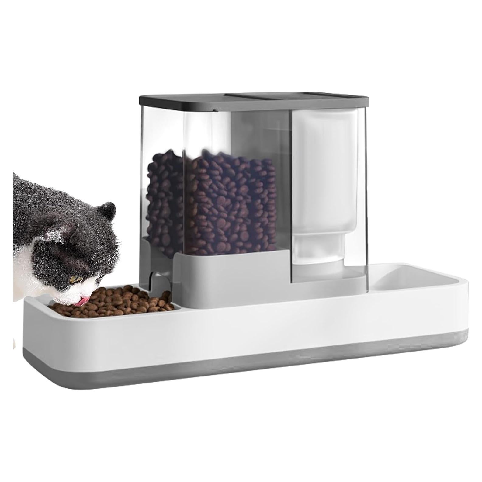 Dispensador Automático de Comida y Agua Luismia 1.5L Gris