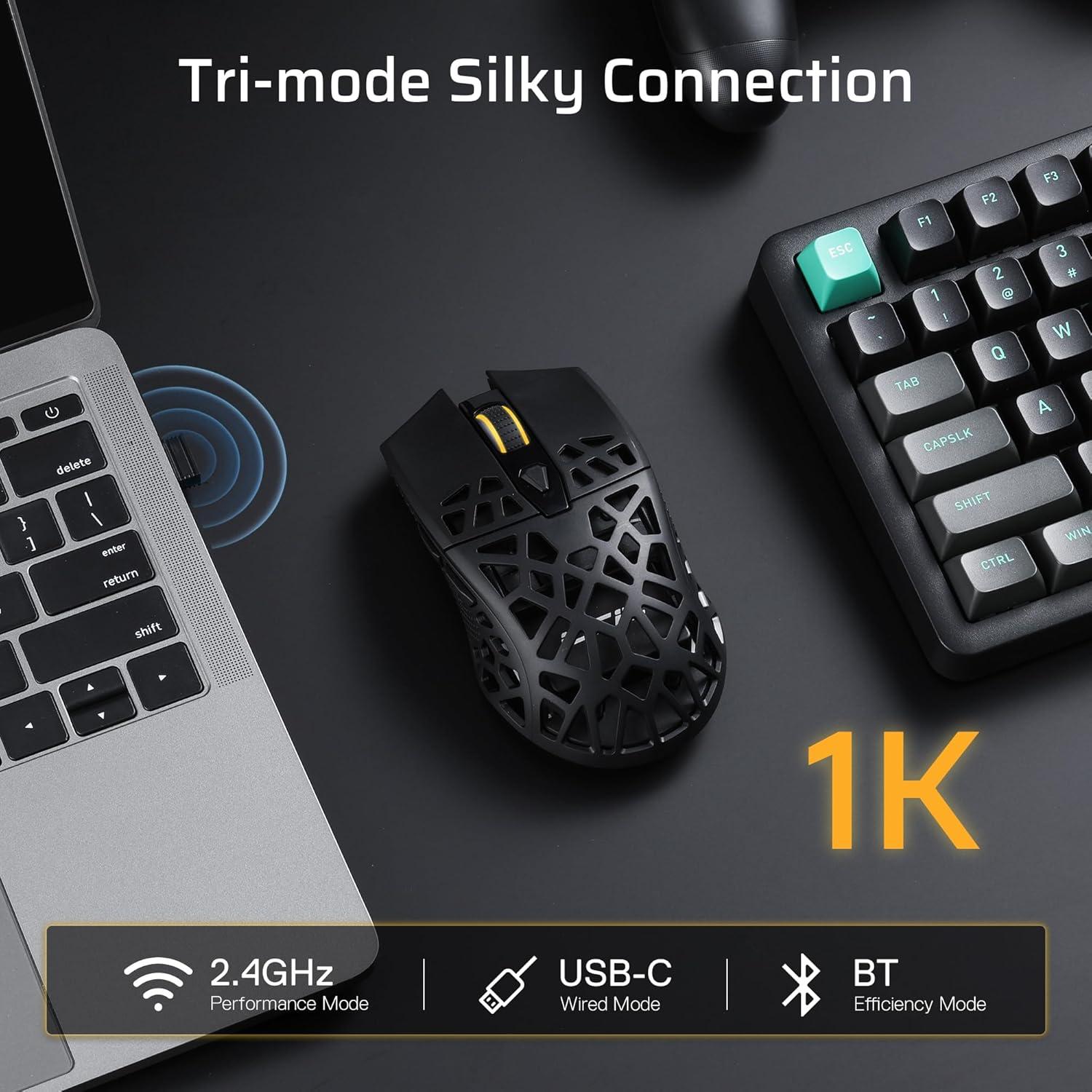 Ratón Gaming Inalámbrico LTC GM023 Ultra-Ligero 79g