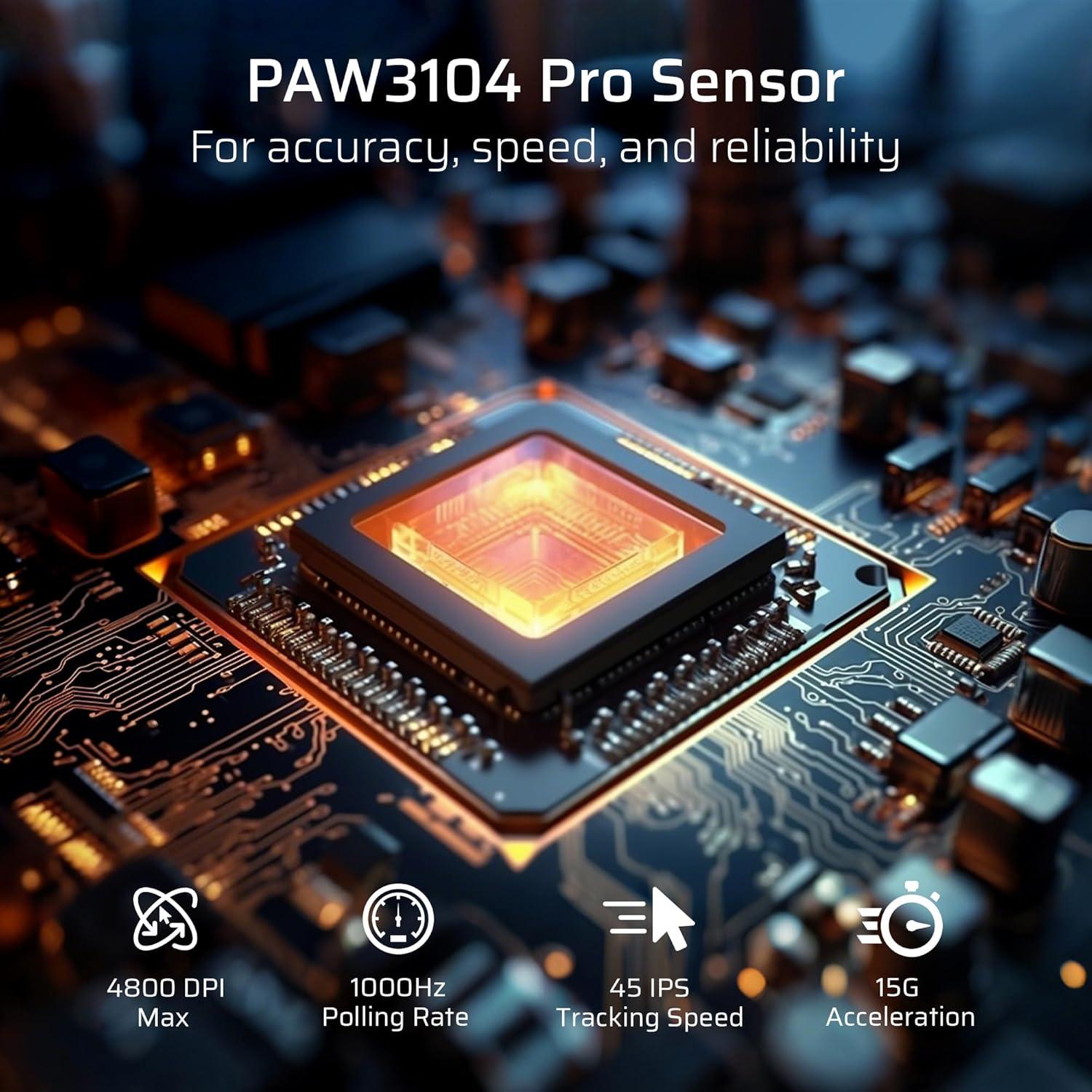 Ratón Gaming Inalámbrico LTC GM023 Ultra-Ligero 79g