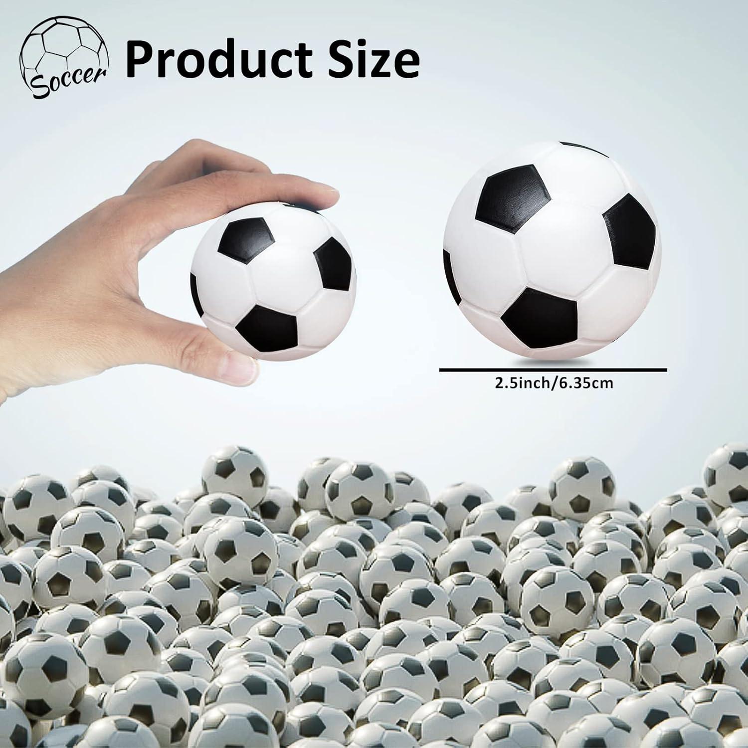 Mini Pelotas de Estrés de Fútbol Oleitodh 96 Pcs 5 cm