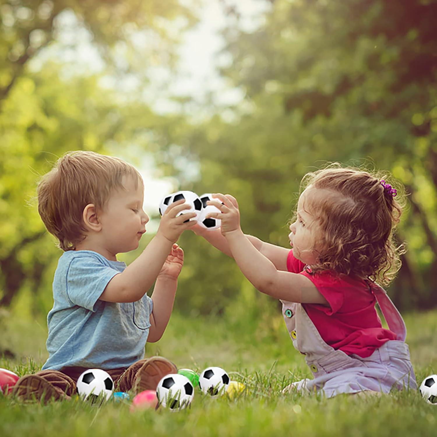 Mini Pelotas de Estrés de Fútbol Oleitodh 96 Pcs 5 cm