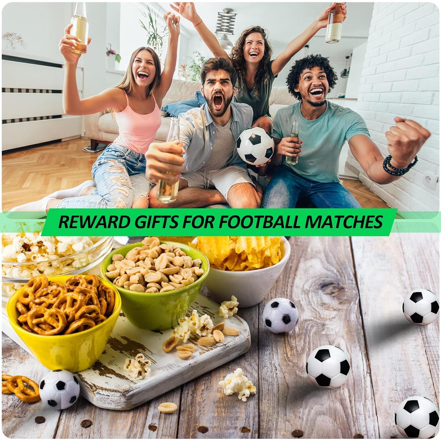 Mini Pelotas de Estrés de Fútbol Oleitodh 96 Pcs 5 cm