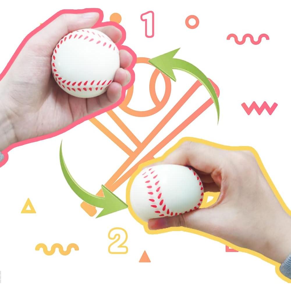 24 Pelotas de Estrés de Béisbol Dshengoo 6.1 cm Alivio Ansiedad