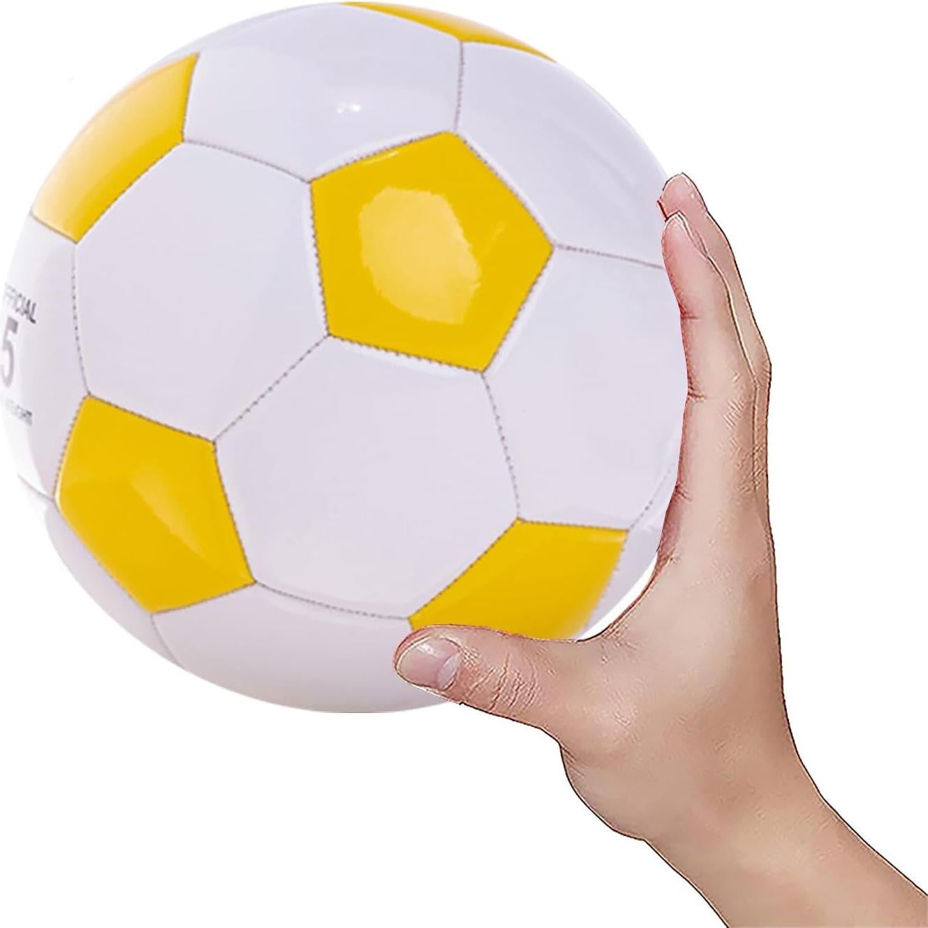 Balón de Fútbol SPDTECH Tamaño 2 Amarillo con Bomba