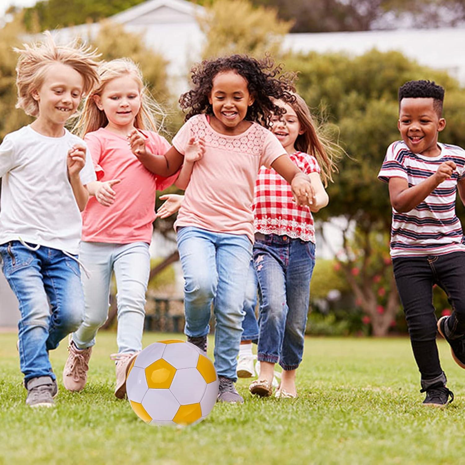 Balón de Fútbol SPDTECH Tamaño 2 Amarillo con Bomba