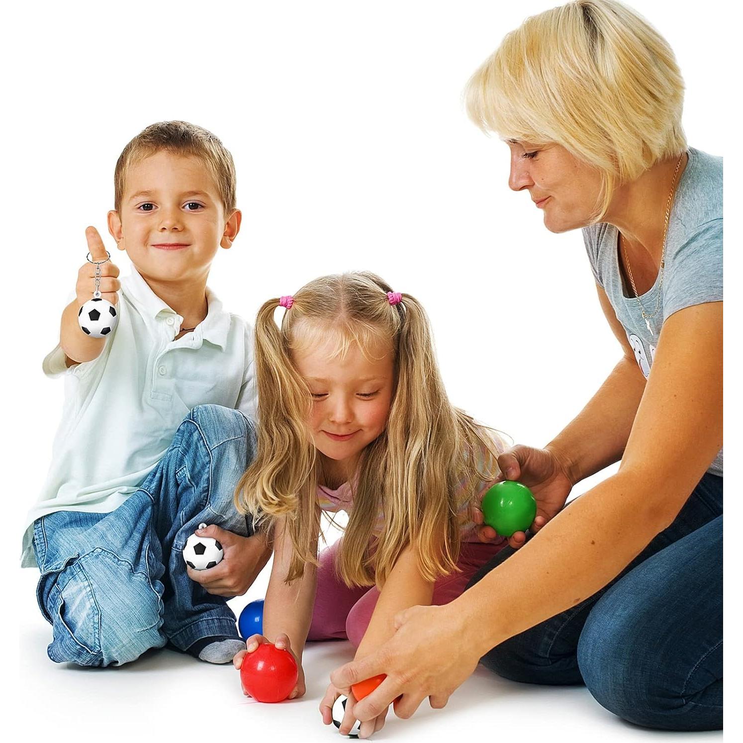 Llavero de Fútbol Blulu 30 Piezas Mini Balones