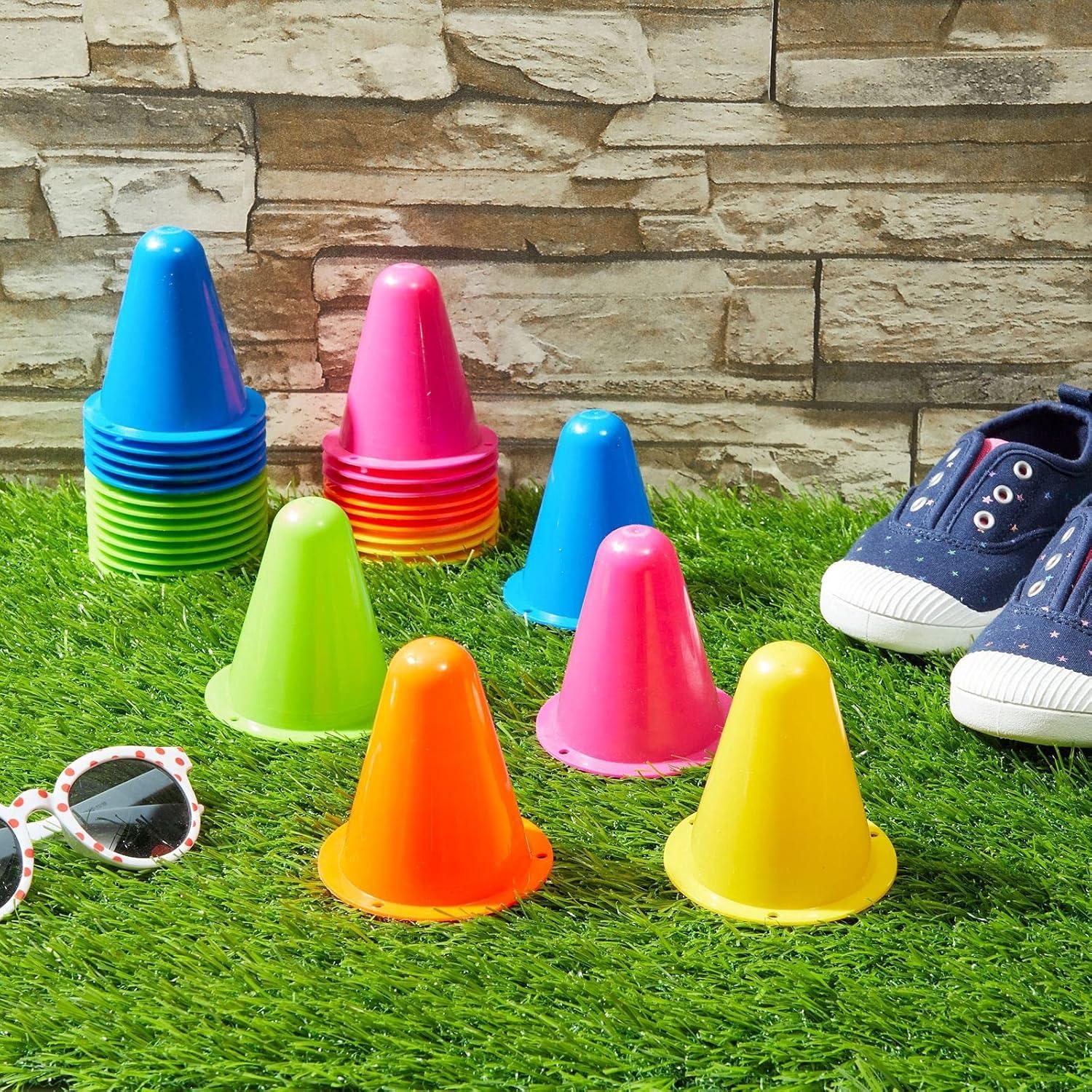 Paquete de 50 Conos Mini Juvale para Entrenamiento Deportivo