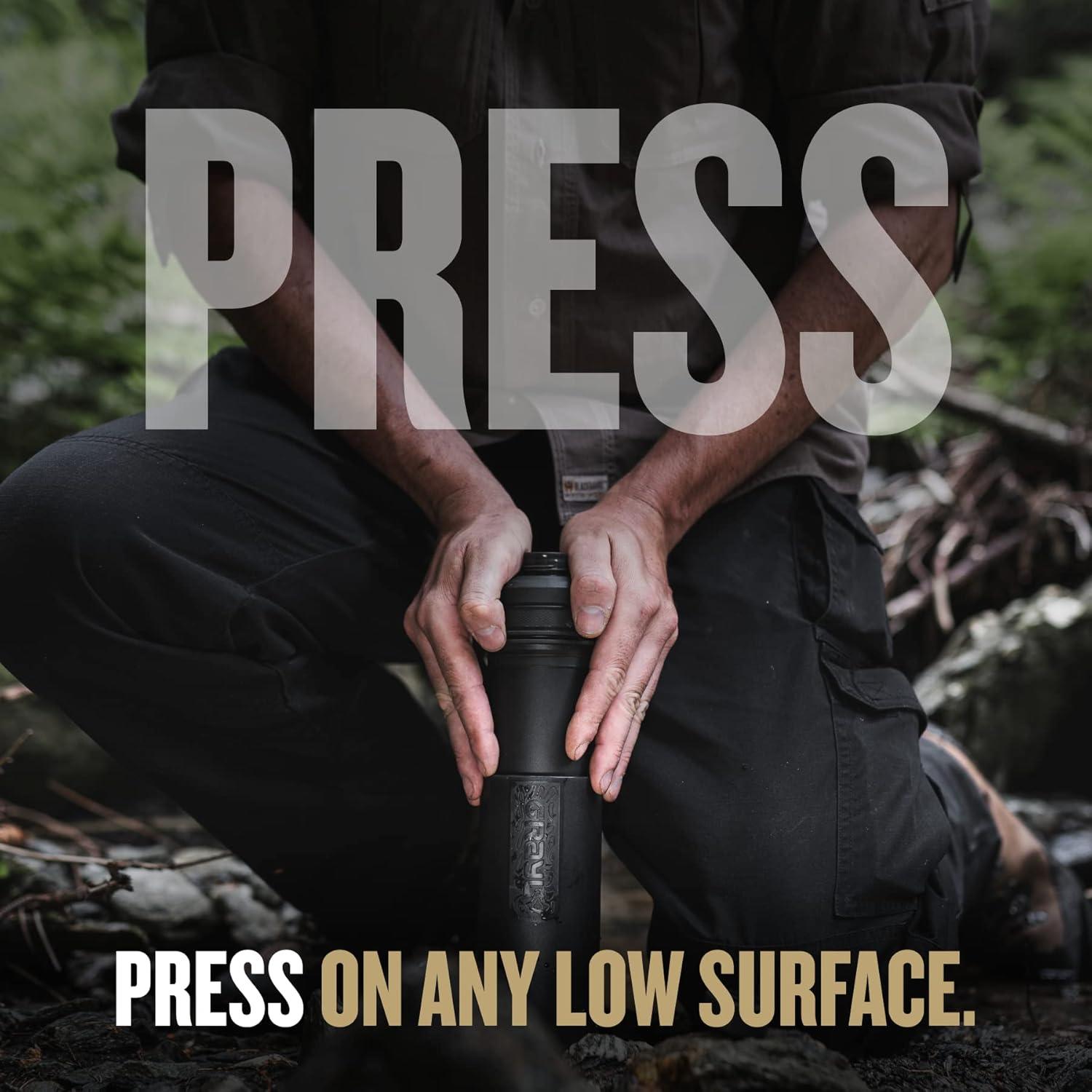 Cartucho Purificador GRAYL UltraPress 300 ciclos - Negro