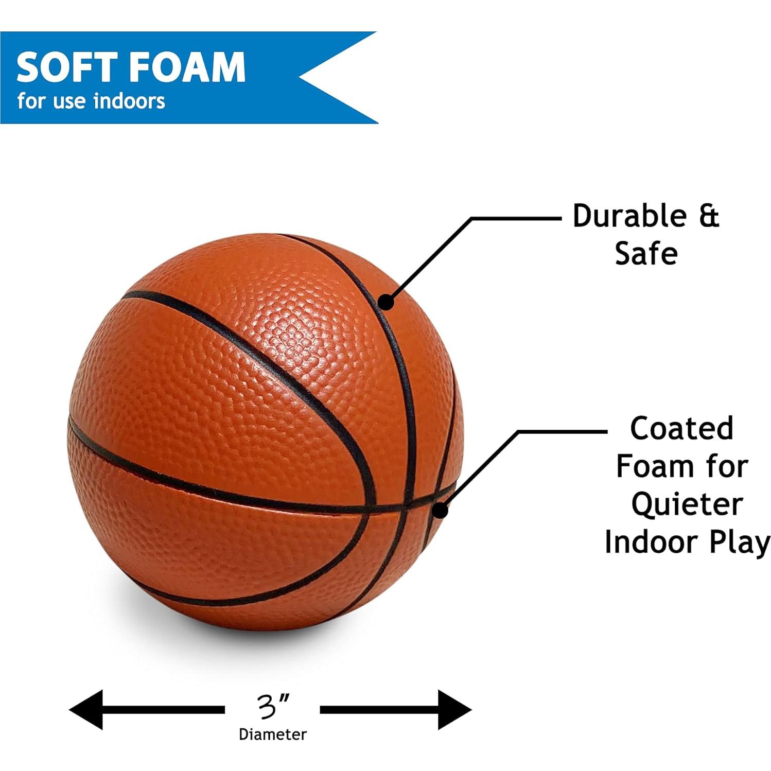 Mini Balón de Baloncesto Botabee 3" (7,62 cm) Espuma Suave