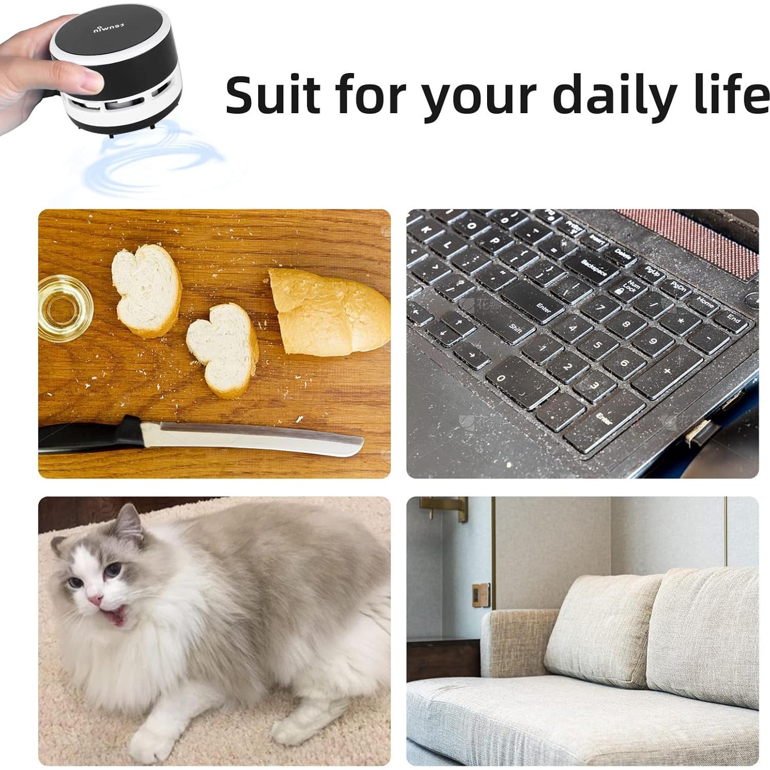 Mini Aspiradora Portátil Inalámbrica Tenwin 100W Bajo Ruido