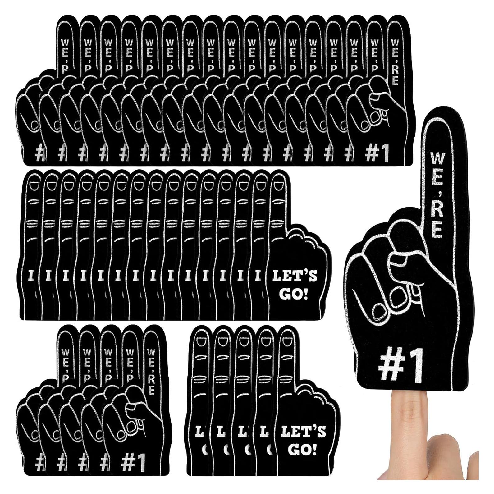 Dedos de Espuma Mini Sinmoe 48 Piezas para Eventos Deportivos