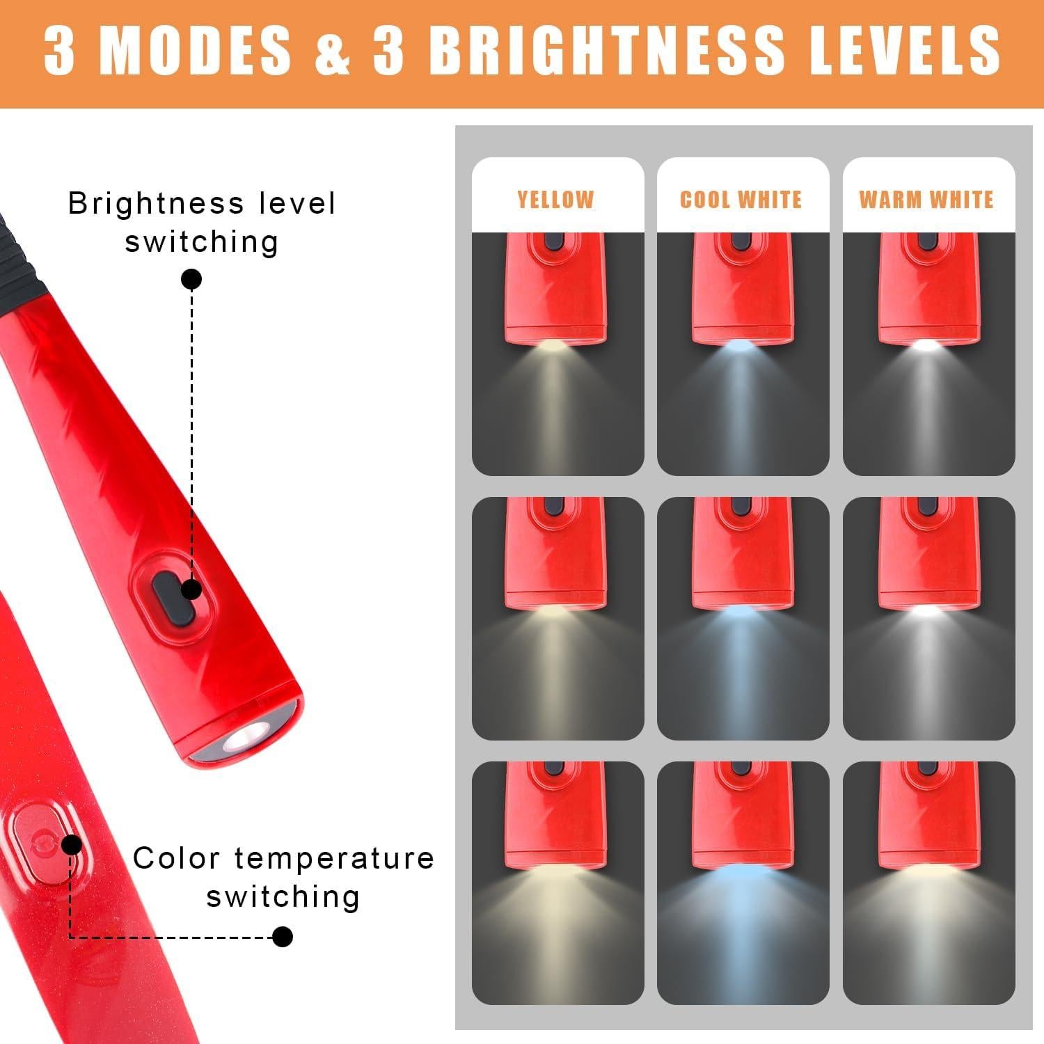 Luz de Lectura para Cuello Xicyole - Recargable USB, 3 Modos