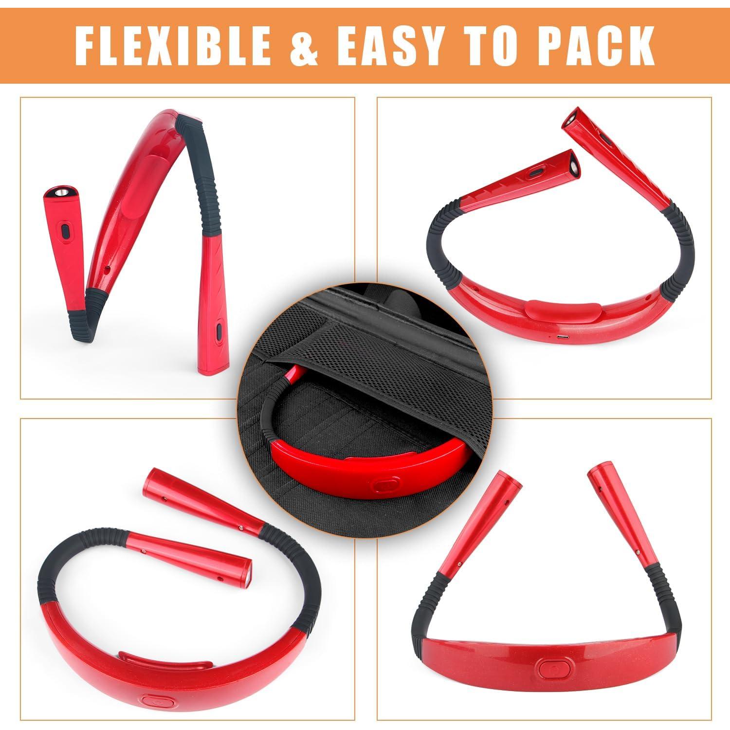 Luz de Lectura para Cuello Xicyole - Recargable USB, 3 Modos