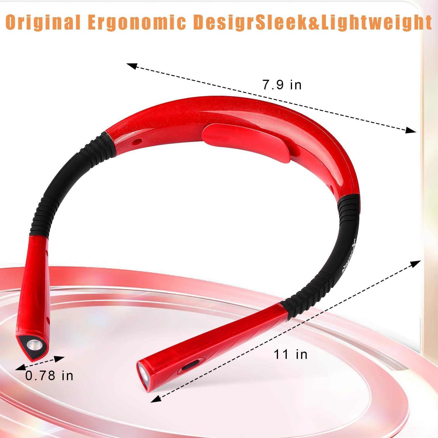 Luz de Lectura para Cuello Xicyole - Recargable USB, 3 Modos