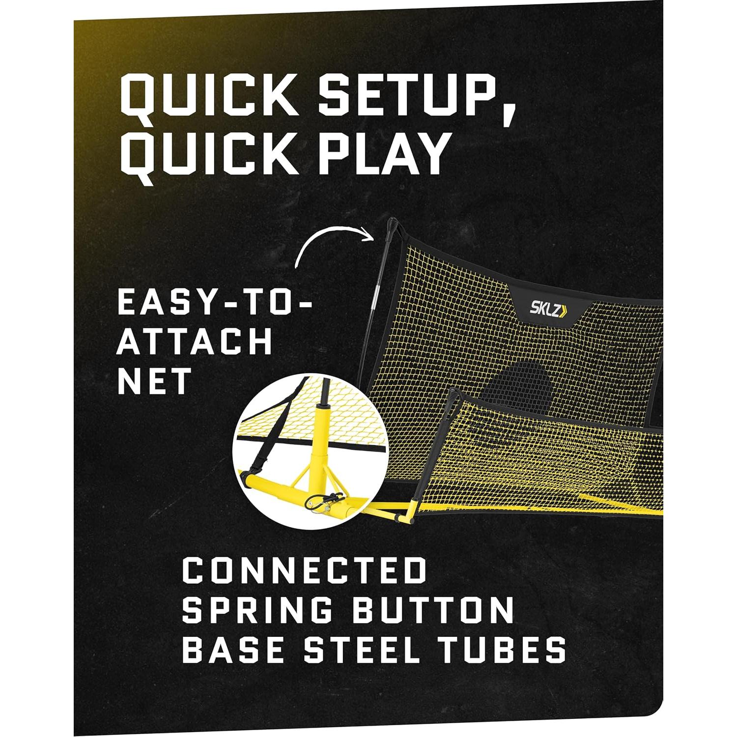 Rebotador de Fútbol SKLZ Quickster - Doble Cara 1,83 x 1,22 m