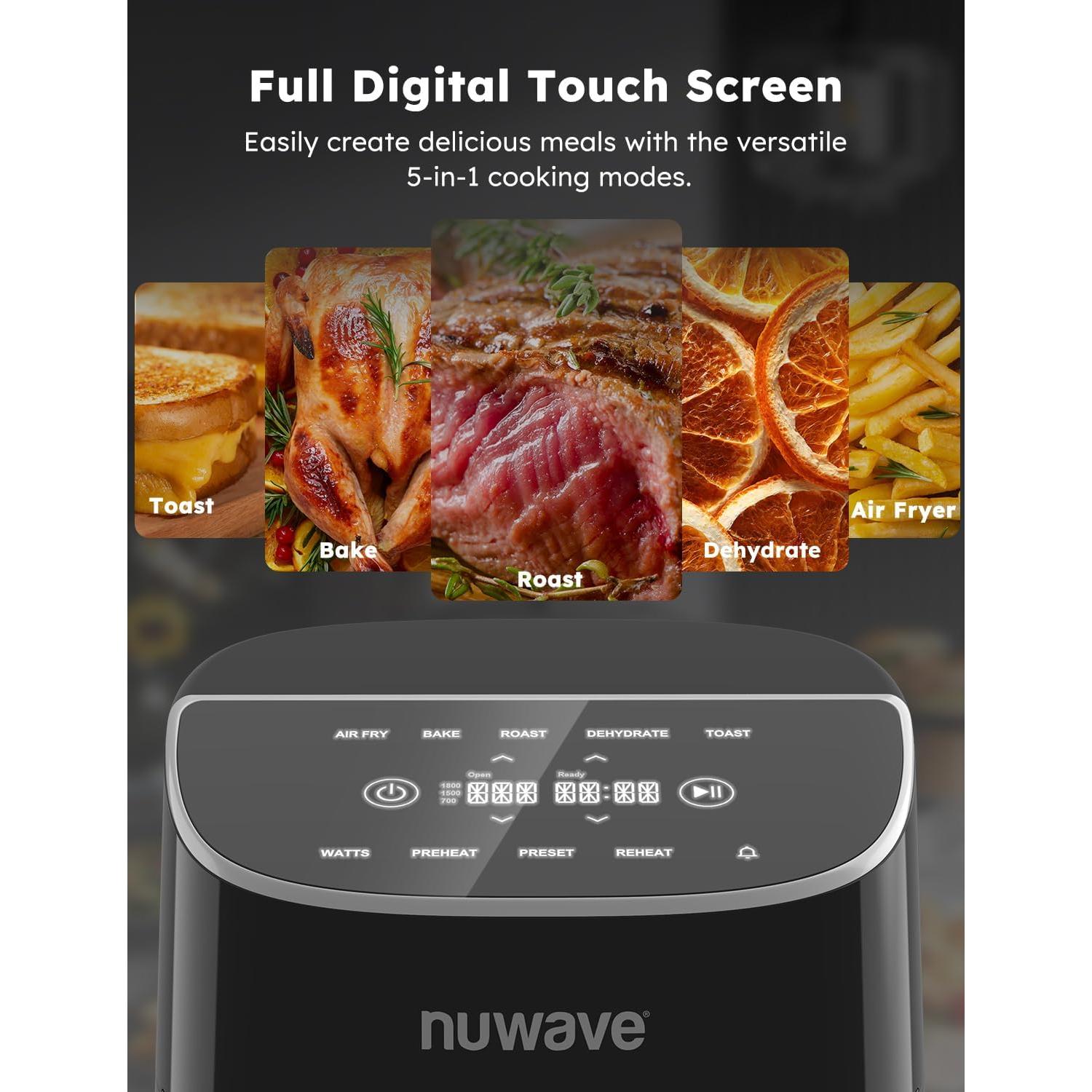 Freidora de Aire Nuwave Brio Plus 8 Qt Digital 1800W