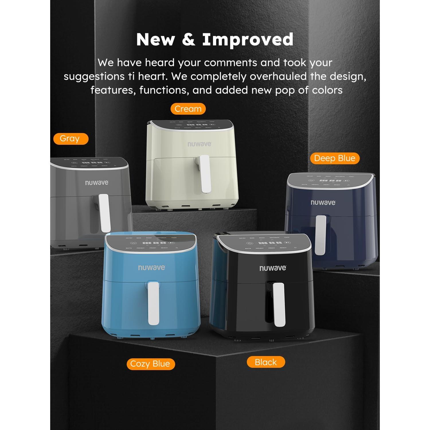 Freidora de Aire Nuwave Brio Plus 8 Qt Digital 1800W