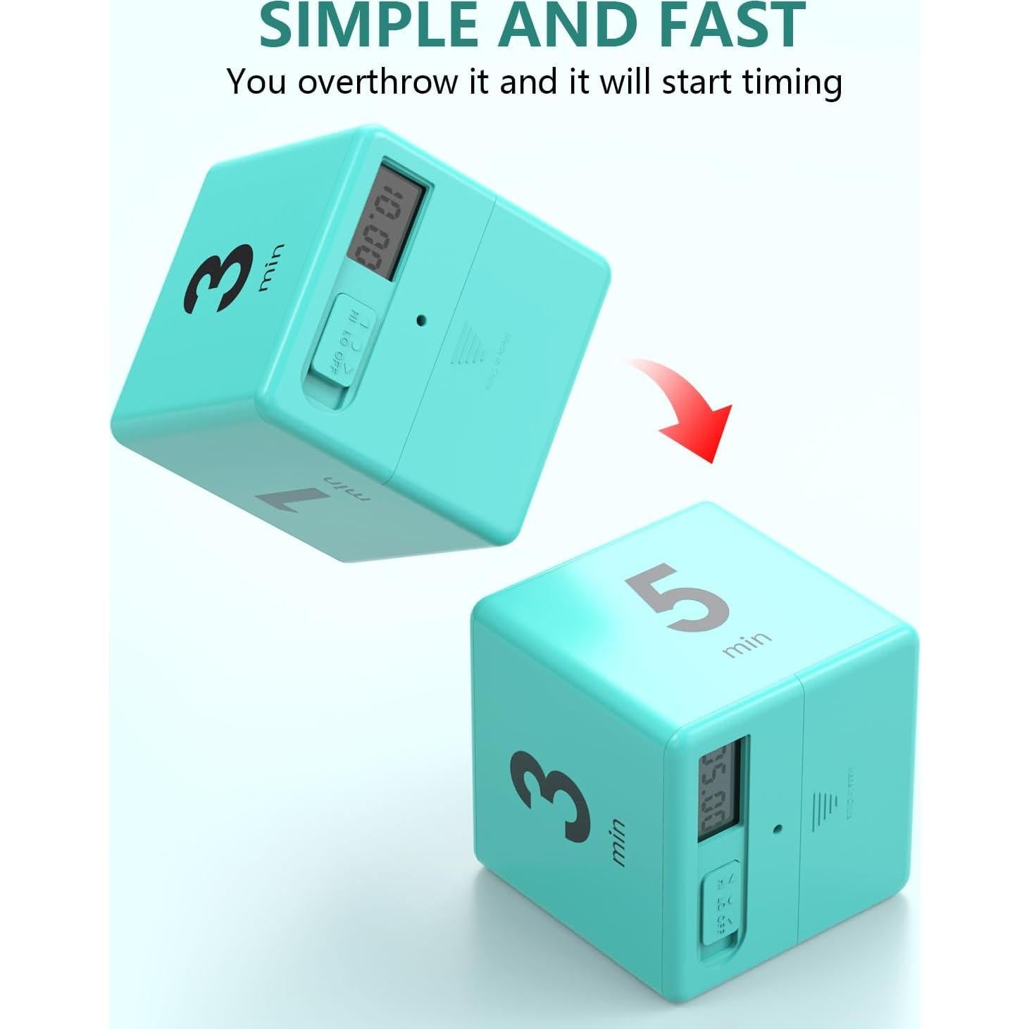 Temporizador de Cocina Pretmess Menta - Cuenta Regresiva