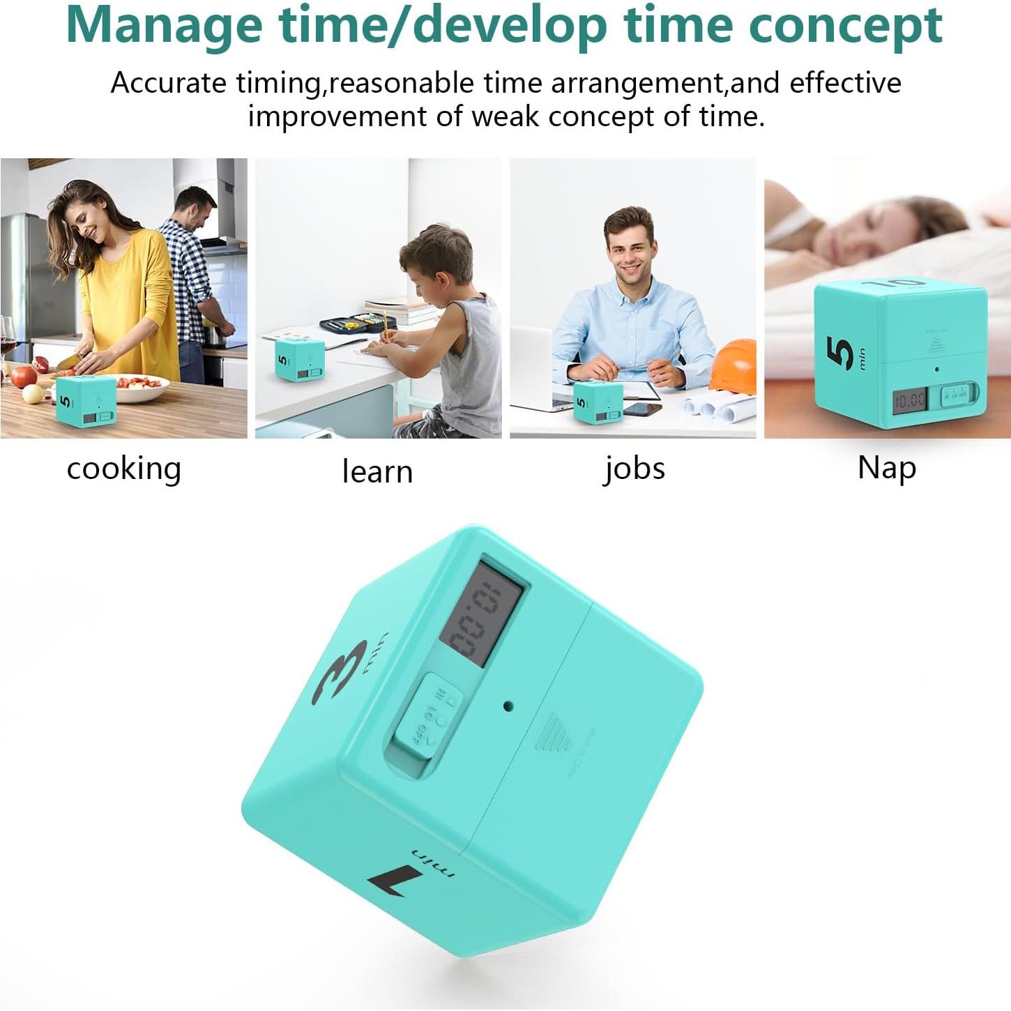 Temporizador de Cocina Pretmess Menta - Cuenta Regresiva