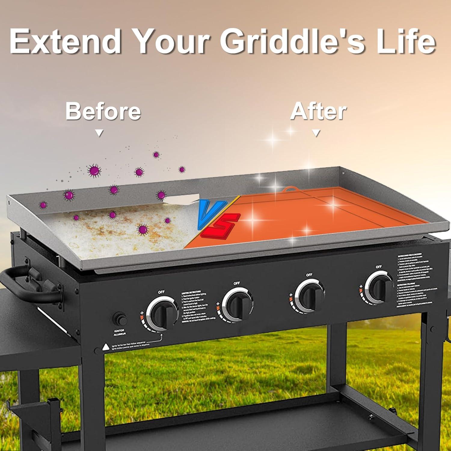 Mat de Silicona HONSREO 90x54 cm para Grill Blackstone