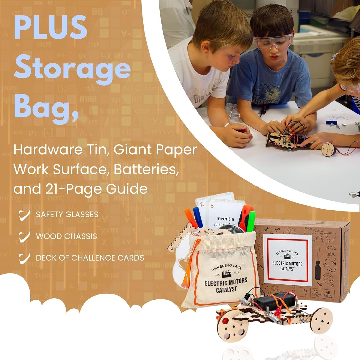 Kit de Robótica Tinkering Labs TL002 | 50 Piezas | 10 Proyectos