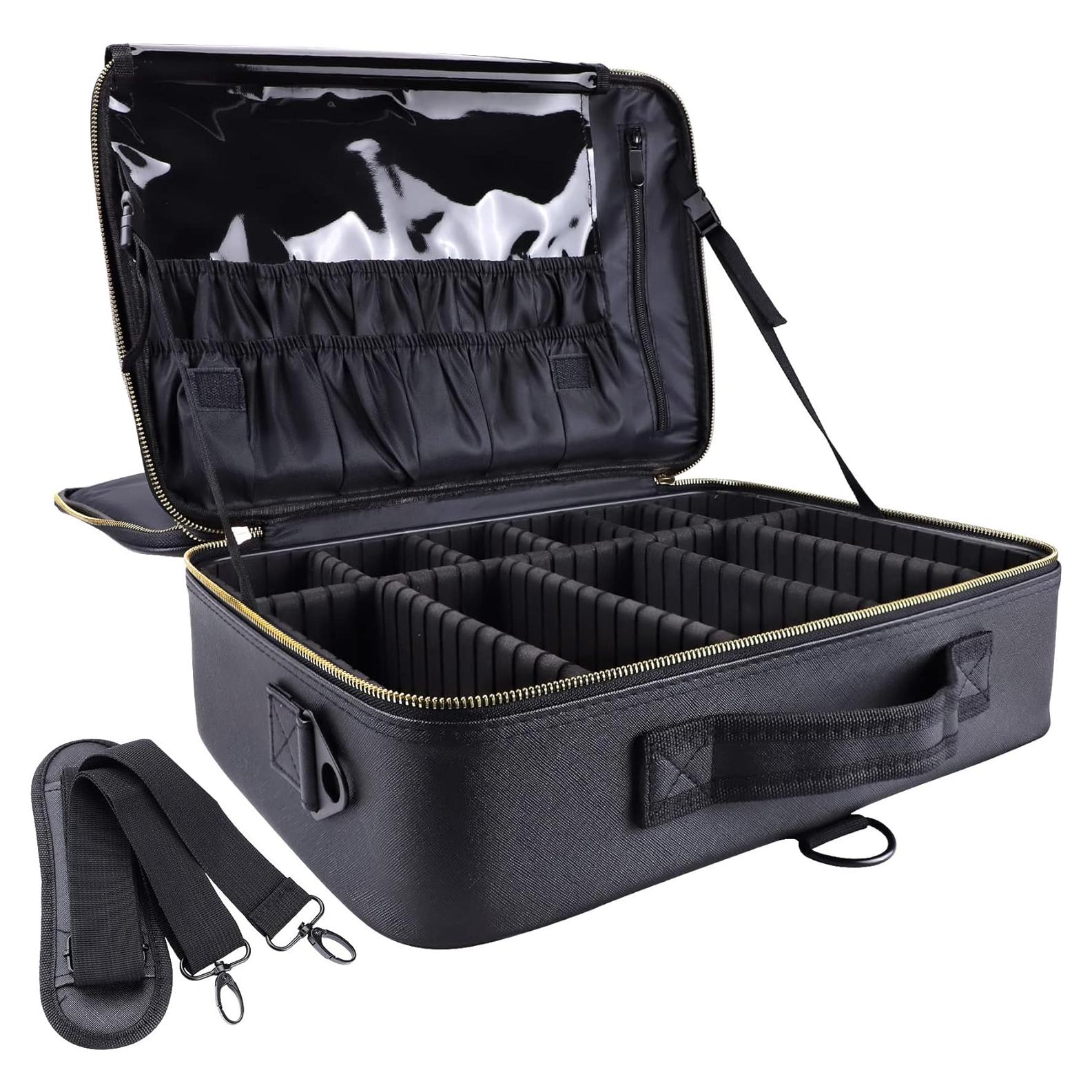 Estuche de Maquillaje de Viaje Oewoer L Negro 41.9x29.2x14 cm