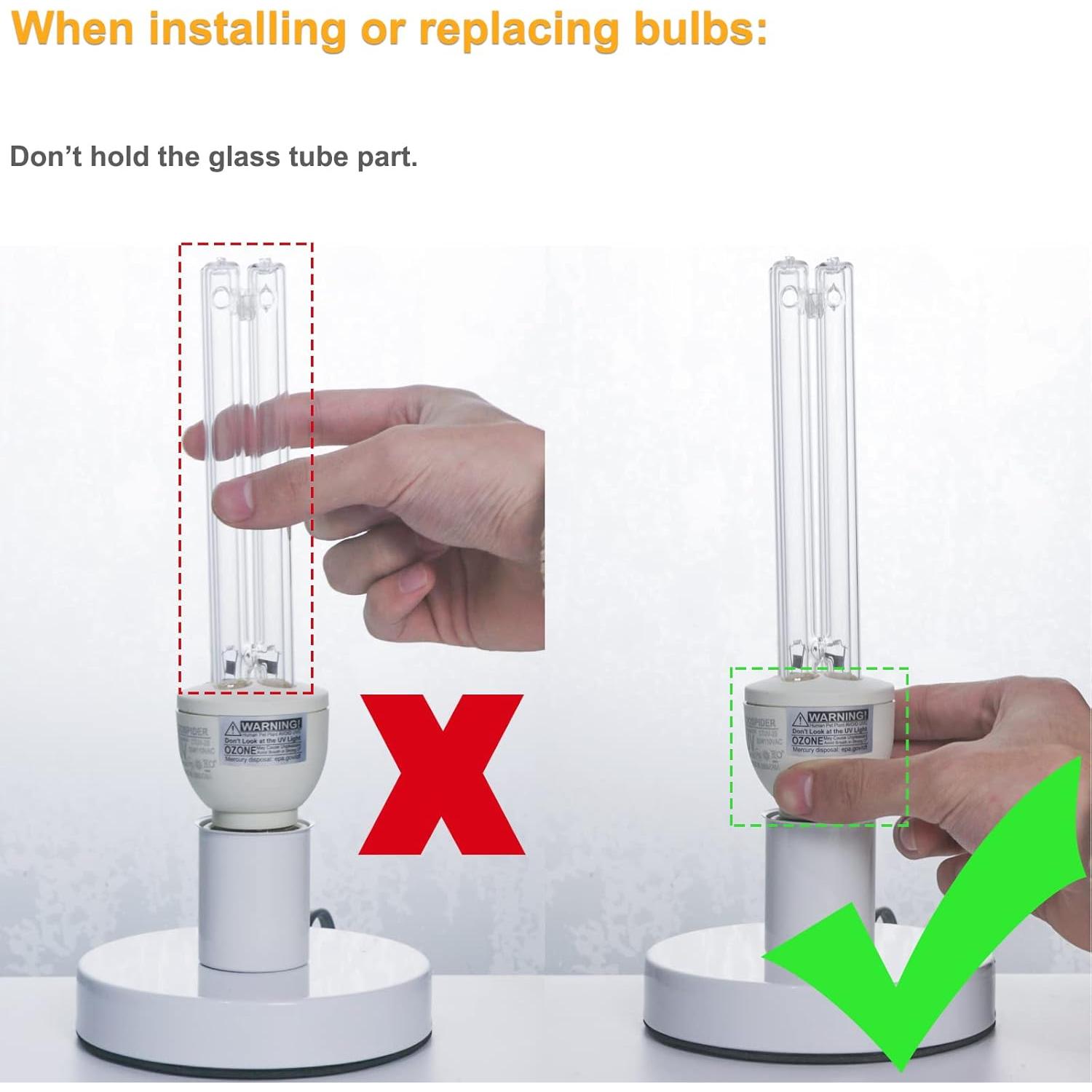 Lámpara UVC 25W COOSPIDER CTUV-25 con temporizador