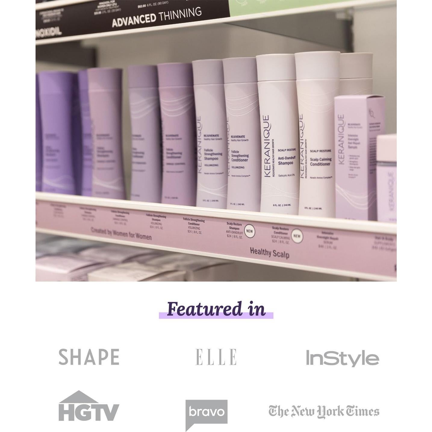 Suero Acelerador de Folículos Keranique 60 ml - Crecimiento Cabello Grueso