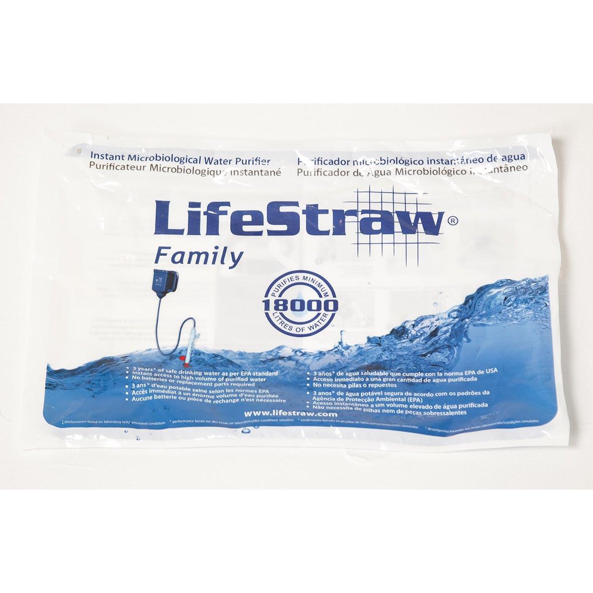 Purificador de Agua LifeStraw Family 1.0 Portátil 18,000 L