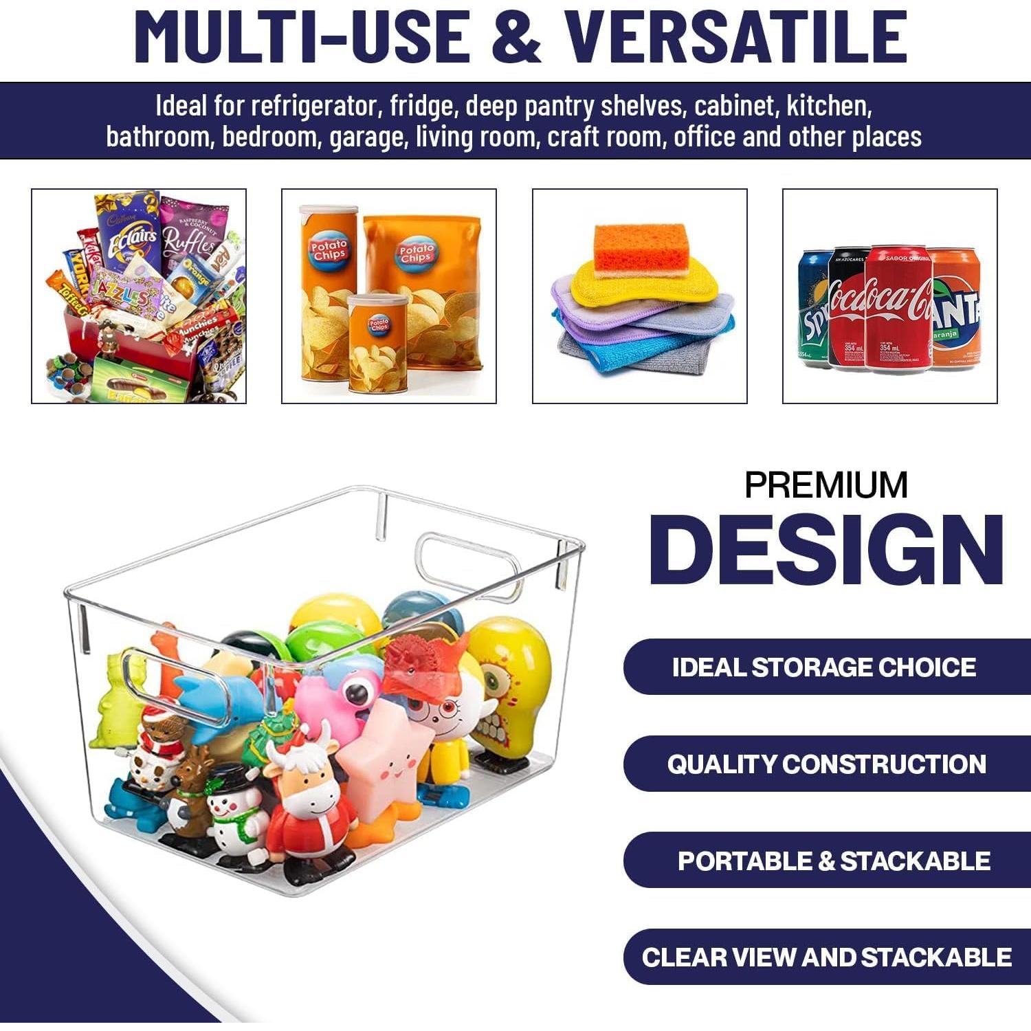Contenedores de Almacenamiento Plástico Transparente Control Kitchen 4 Piezas