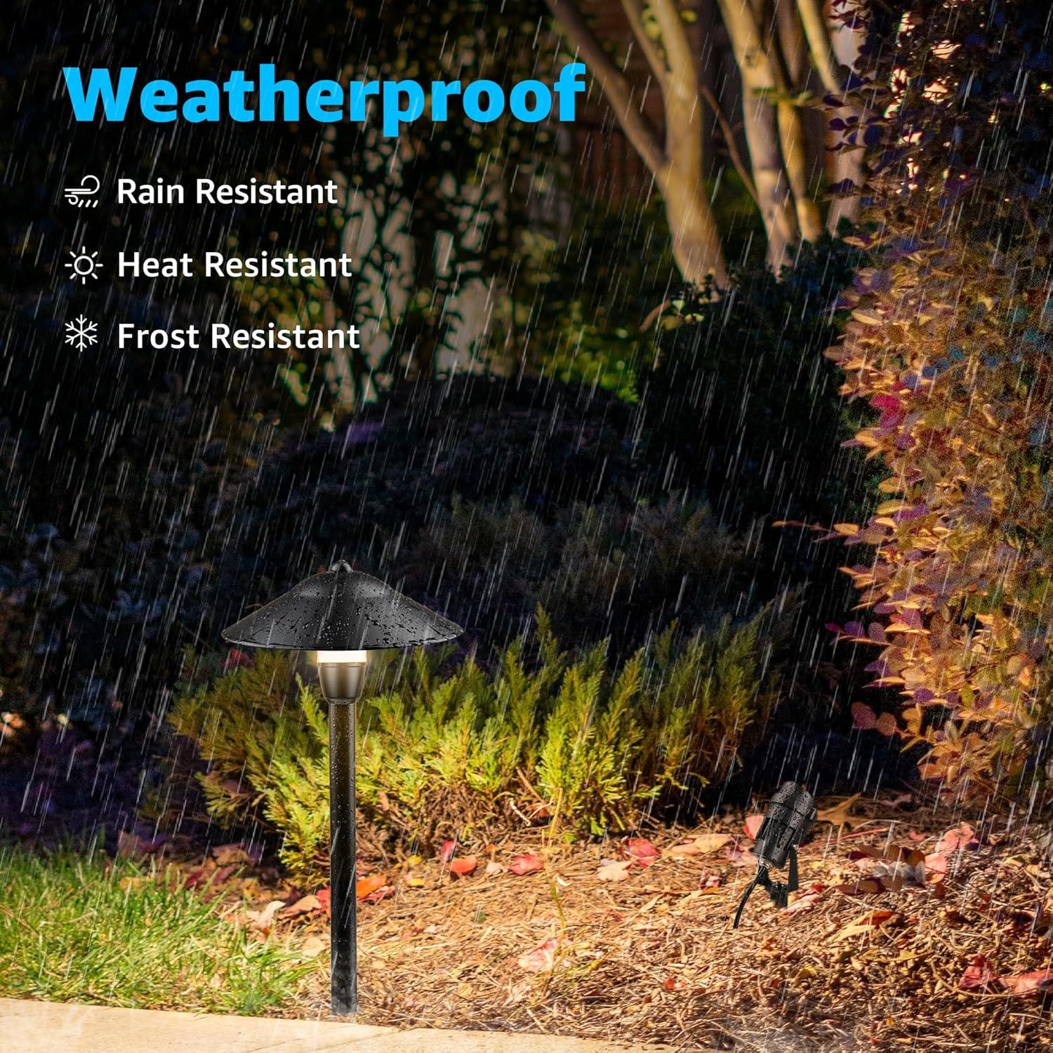 Luces de Paisaje LED SUNVIE Kit 12 Luces de Camino 12V