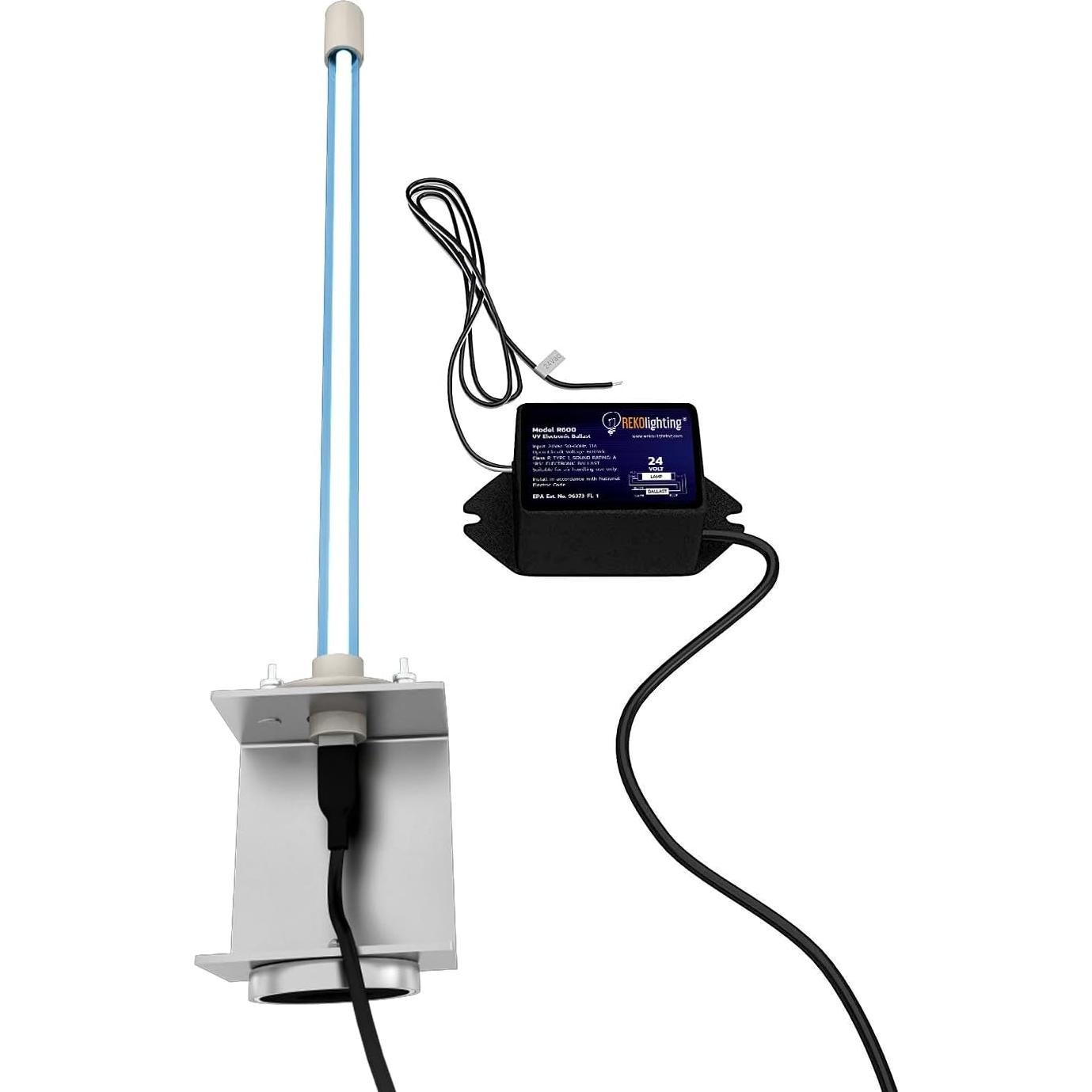 Purificador de Aire UV-C REKOLIGHTING R600 24V 44.5cm