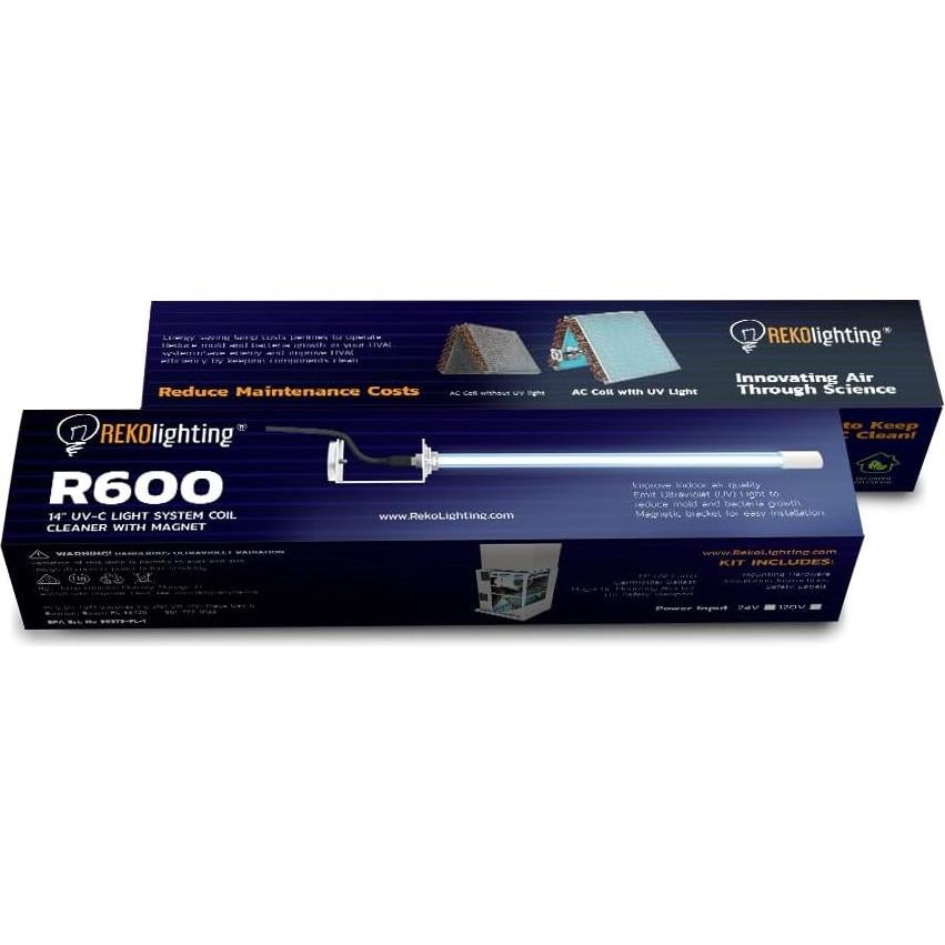 Purificador de Aire UV-C REKOLIGHTING R600 24V 44.5cm
